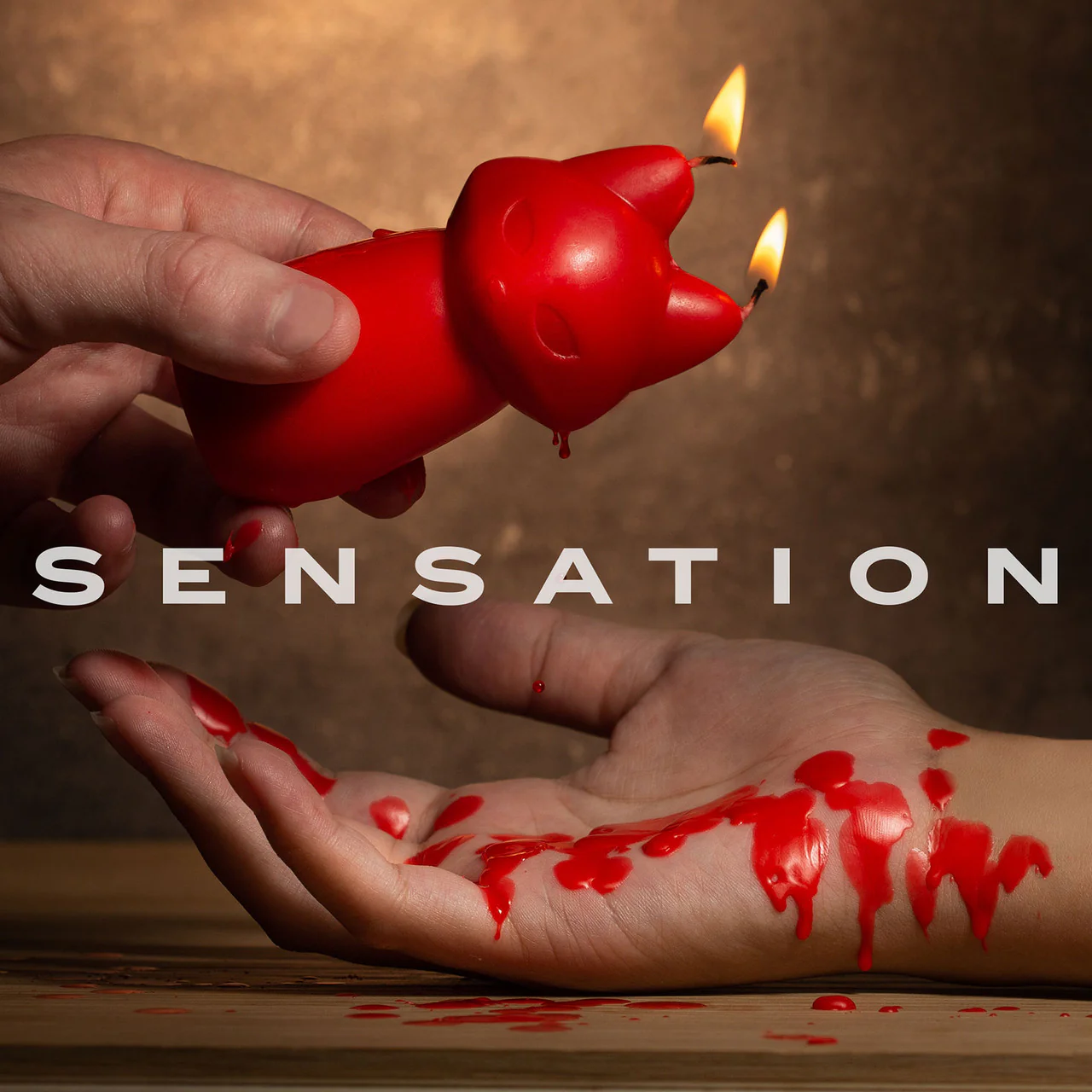 Temptasia Fox Drip Candle - Red - Image 6