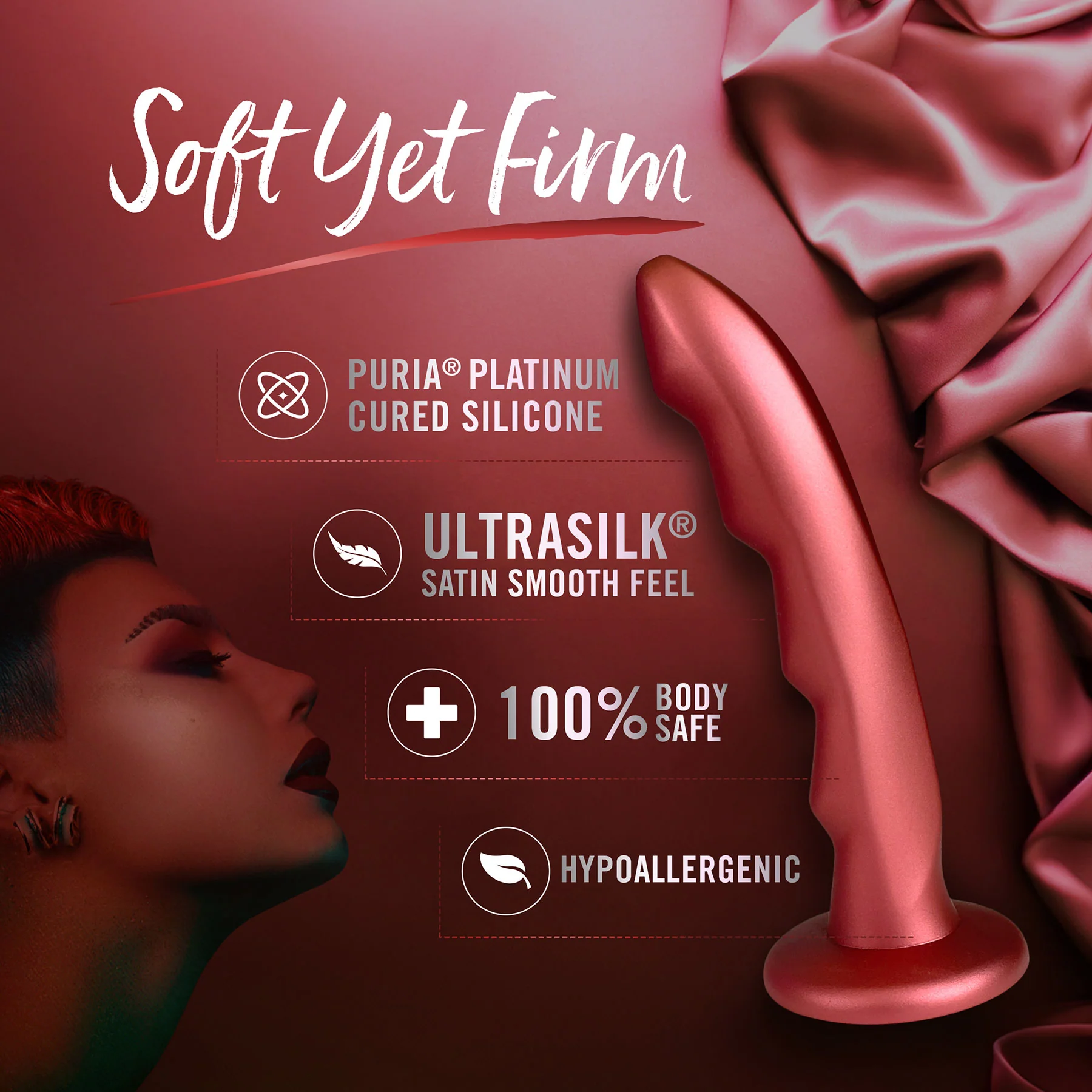 Temptasia Jealousy Peg Silicone Dildo By Blush - Image 6