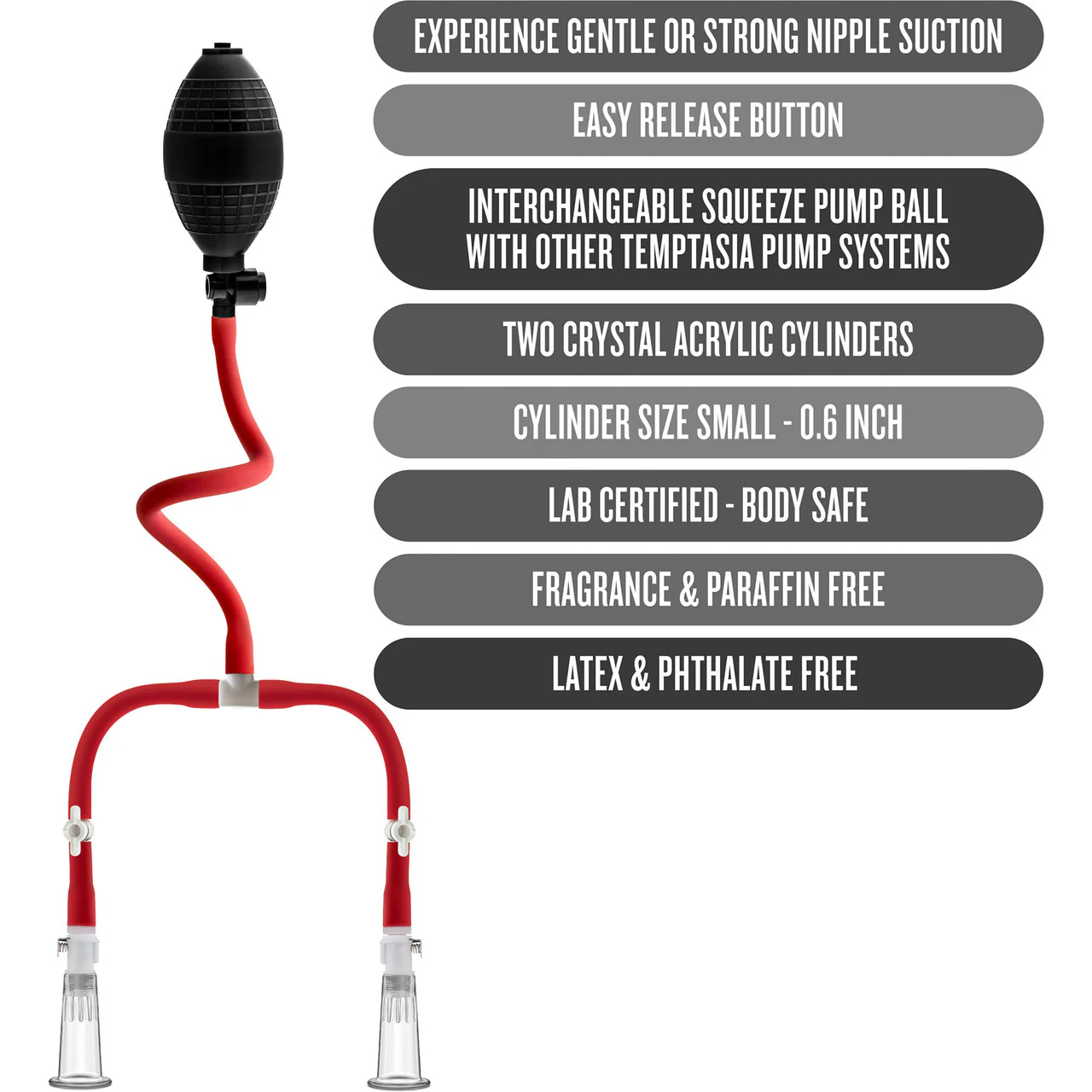 Temptasia Nipple Squeeze Pump System By Blush - Image 7