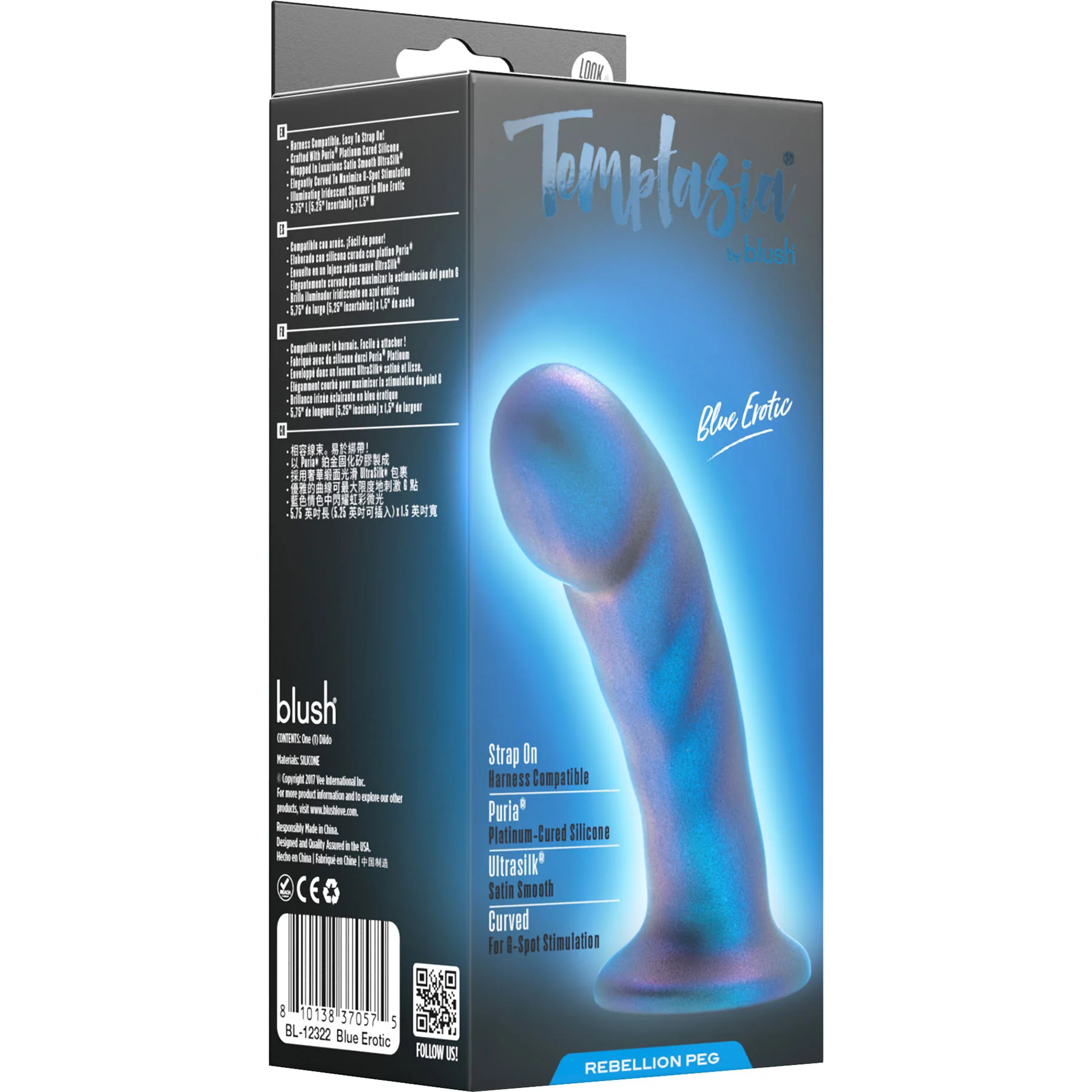 Temptasia Rebellion Peg Silicone Dildo By Blush - Image 11
