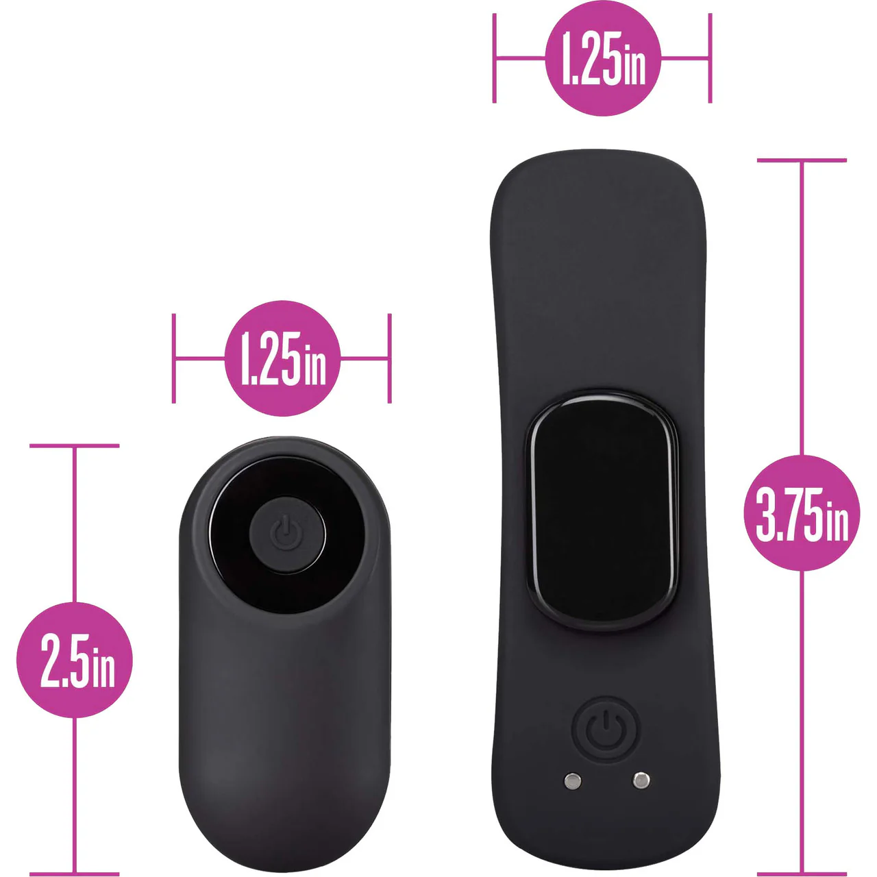 Temptasia Remote Control Silicone Rechargeable Panty Vibe By Blush - Black - Image 4