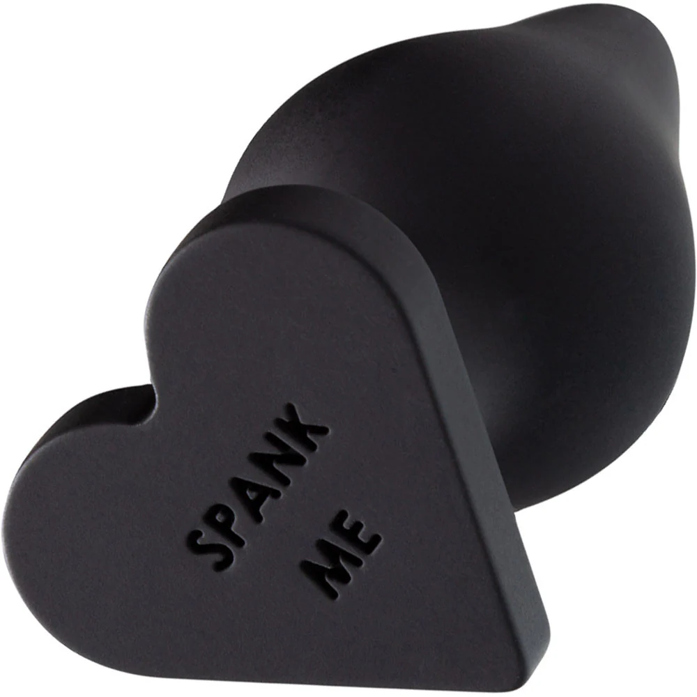 Temptasia Spank Me Silicone Butt Plug By Blush - Black