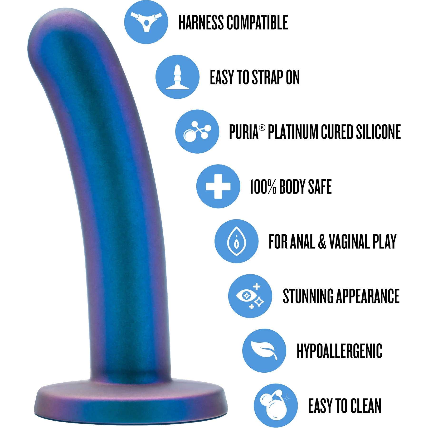 Temptasia Surrender Peg Silicone Dildo By Blush - Image 5