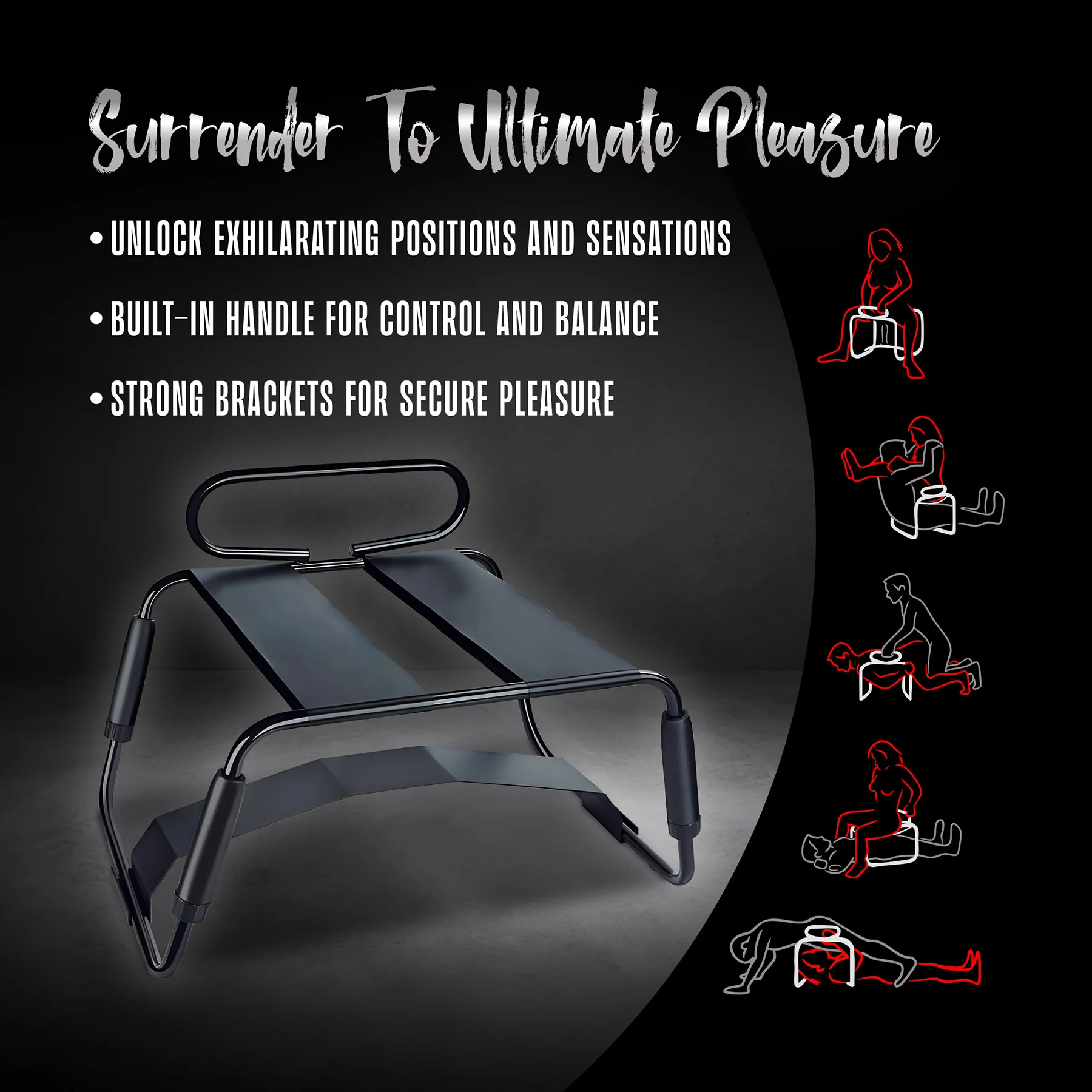 Temptasia Surrender Sex Chair By Blush - Image 6