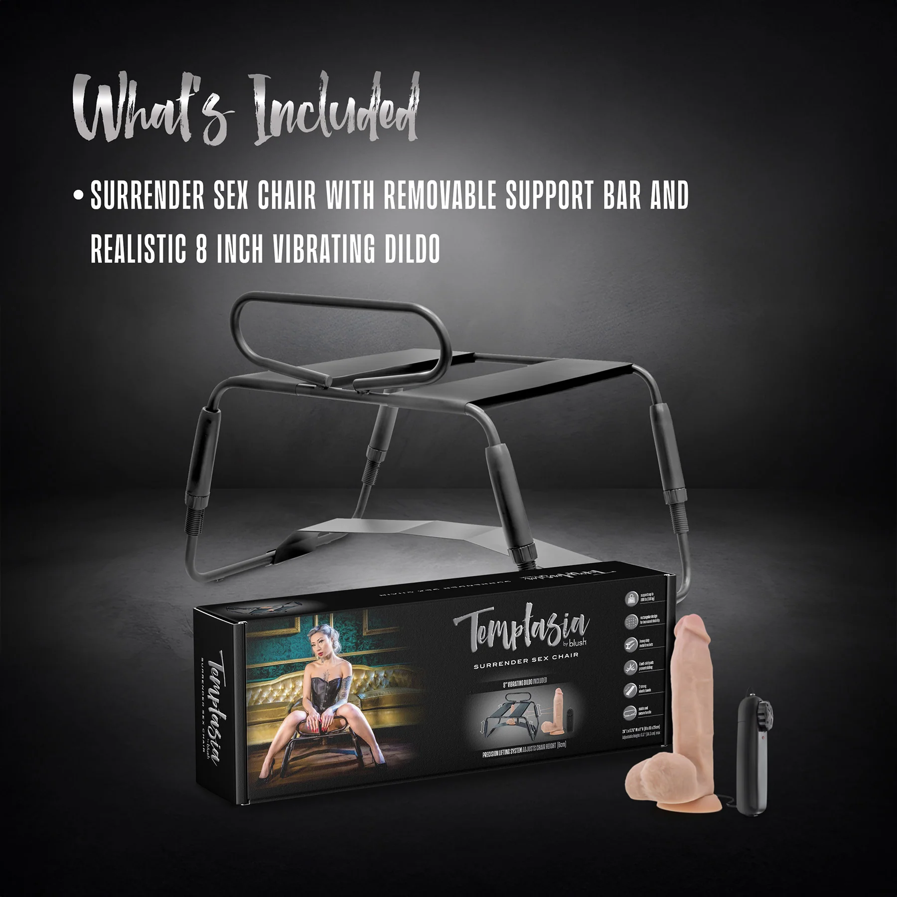 Temptasia Surrender Sex Chair By Blush - Image 9