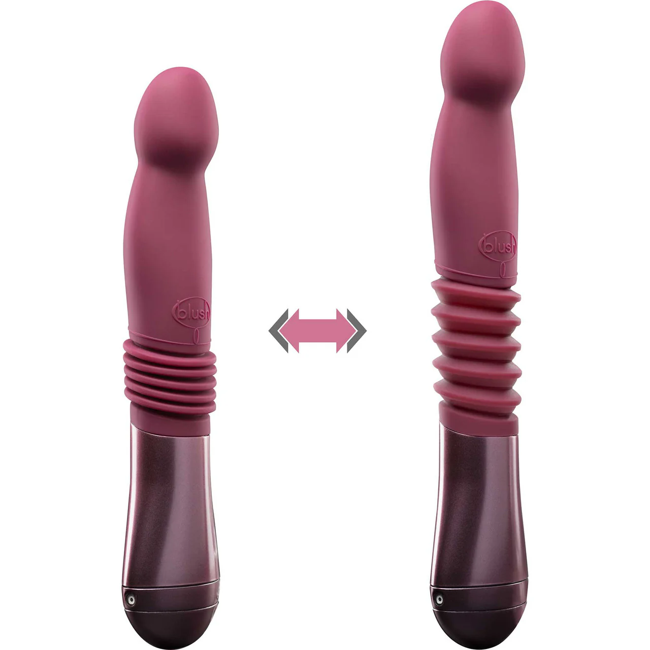 Temptasia Trixie Thrusting Silicone Rechargeable Waterproof G-Spot Dildo By Blush - Image 5