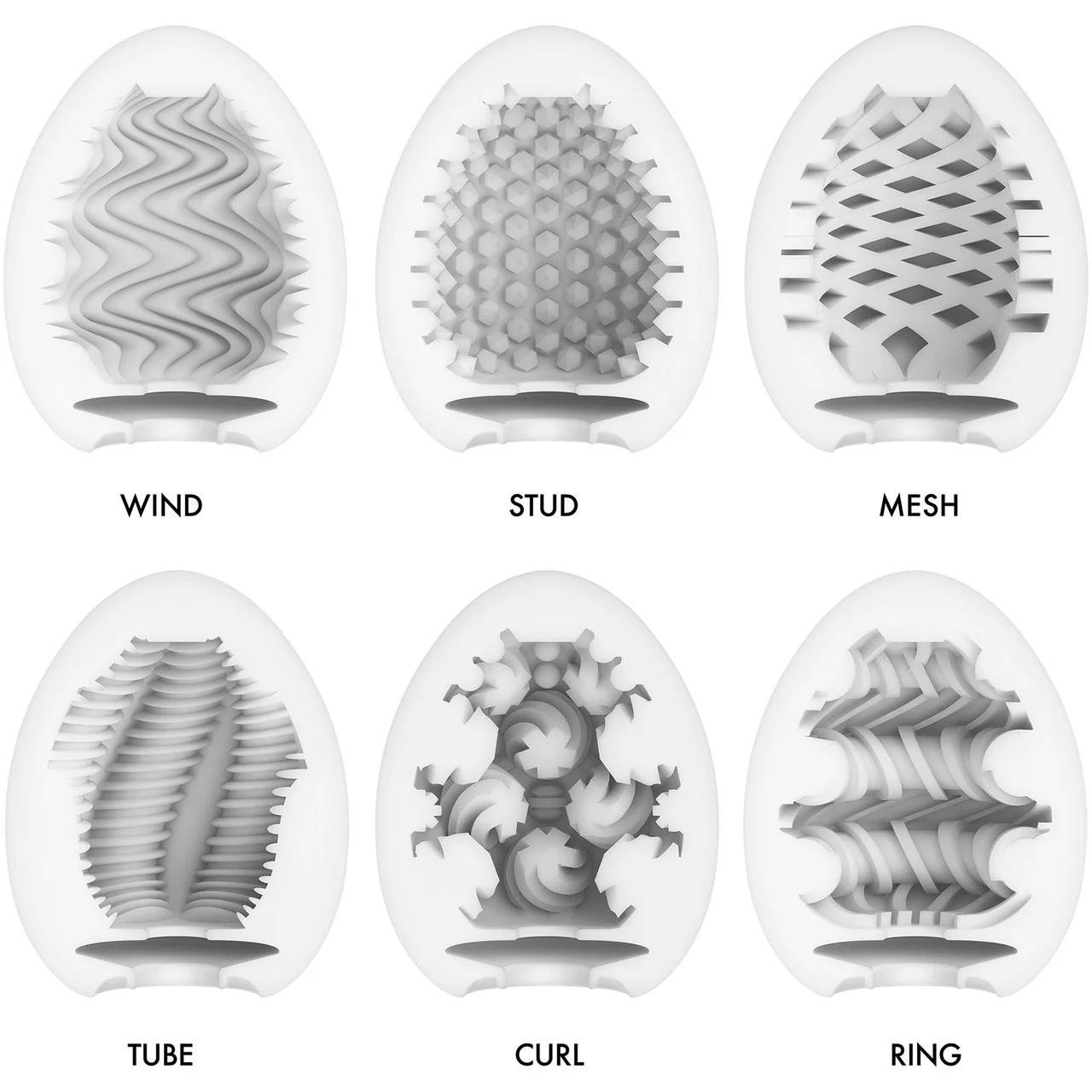 Tenga EGG Penis Masturbator Variety Six Pack - Wonder - Image 2