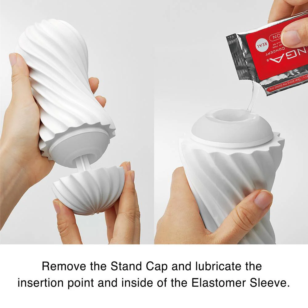 Tenga Flex Penis Masturbator - Silky White - Image 3