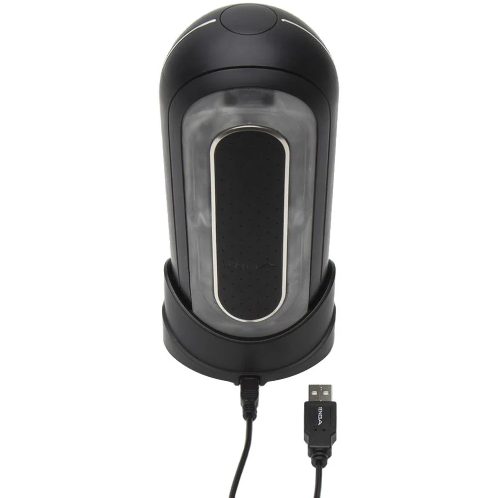 Tenga Flip 0 (Zero) EV Vibrating Penis Masturbator - Black - Image 6