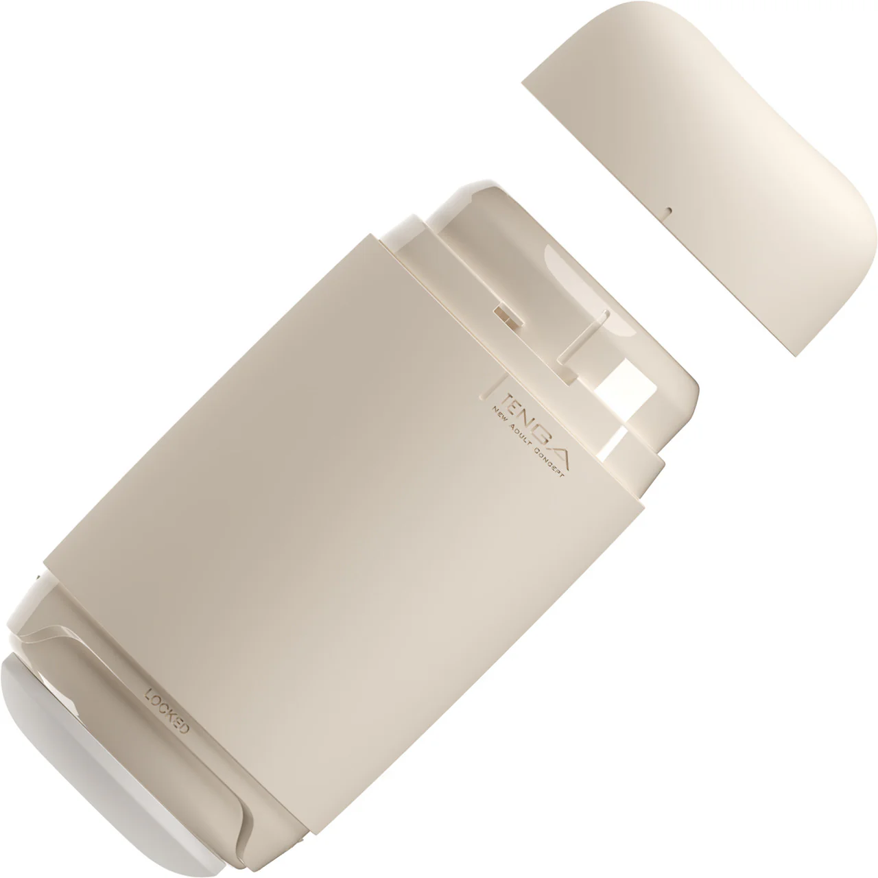 Tenga Puffy Reusable Penis Masturbation Cup - Latte Brown - Image 5