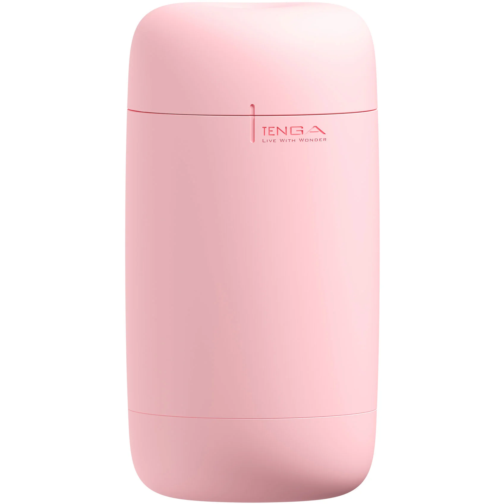 Tenga Puffy Reusable Penis Masturbation Cup - Strawberry Pink - Image 3