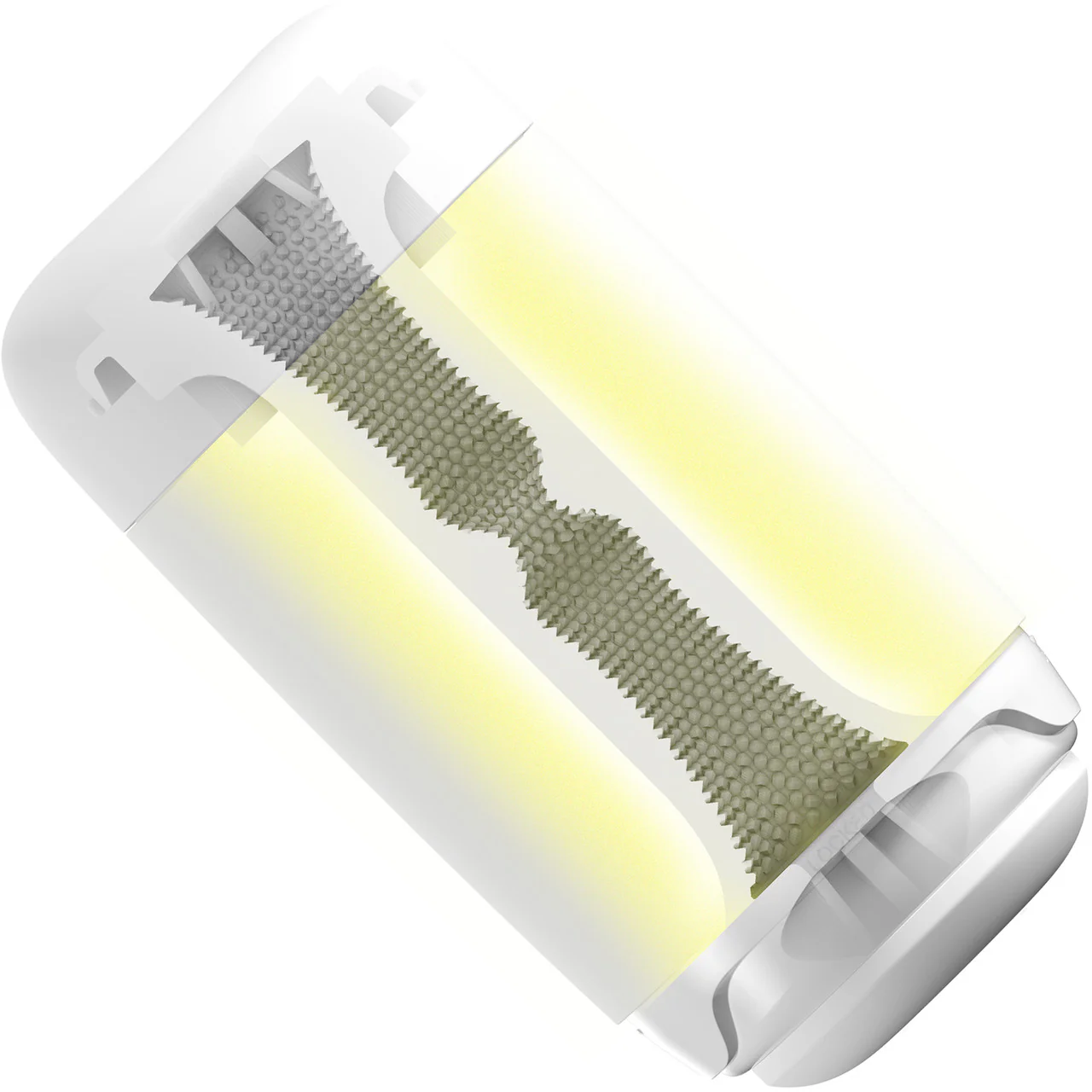Tenga Puffy Reusable Penis Masturbation Cup - Sugar White - Image 6
