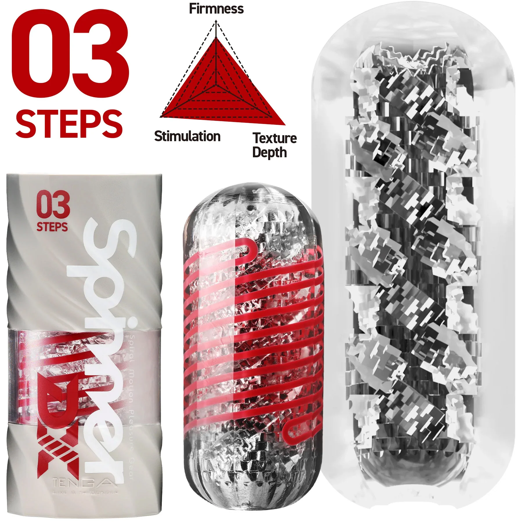 Tenga Spinner DX Penis Masturbation Sleeve - Image 11