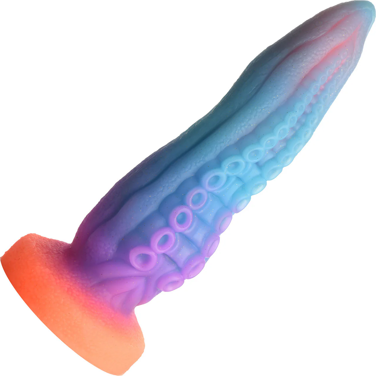 Tenta-Cock Glow In The Dark 9.5" Silicone Suction Cup Dildo By Creature Cocks - Image 3