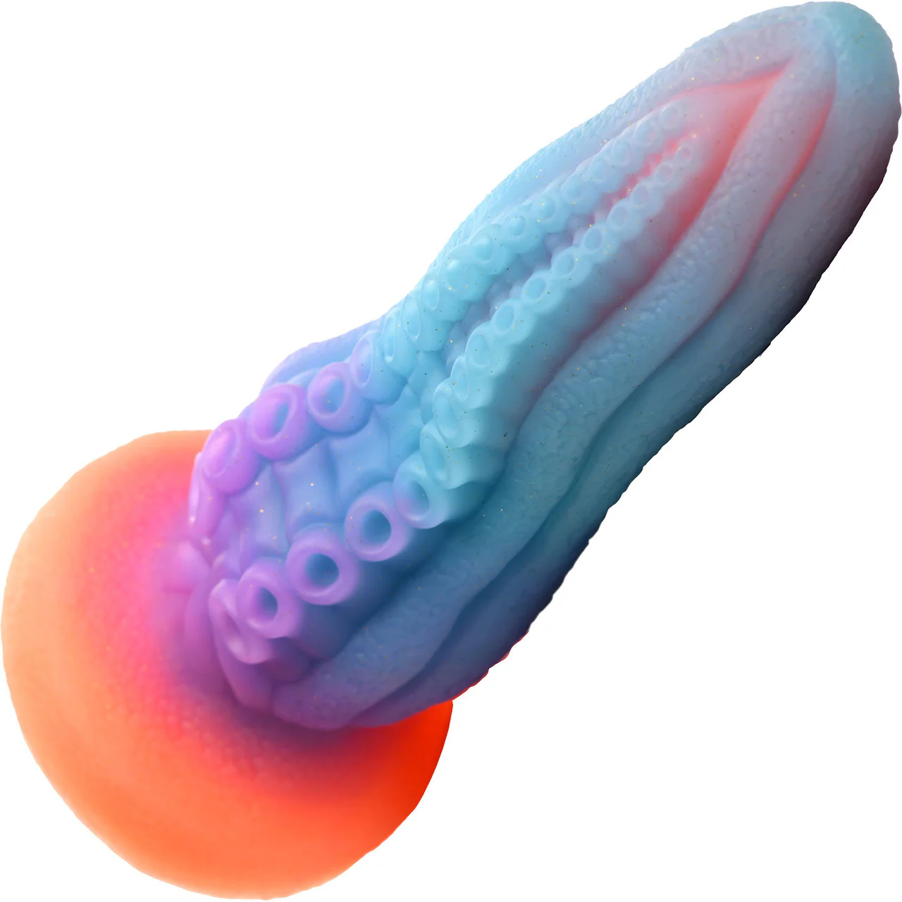 Tenta-Cock Glow In The Dark 9.5" Silicone Suction Cup Dildo By Creature Cocks - Image 7