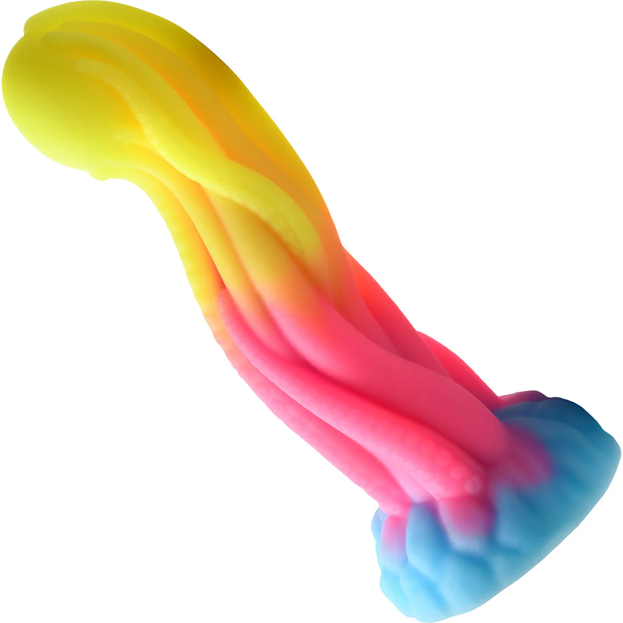 Tenta-Glow 8.5" Silicone Glow In The Dark Suction Cup Dildo By Creature Cocks - Image 6