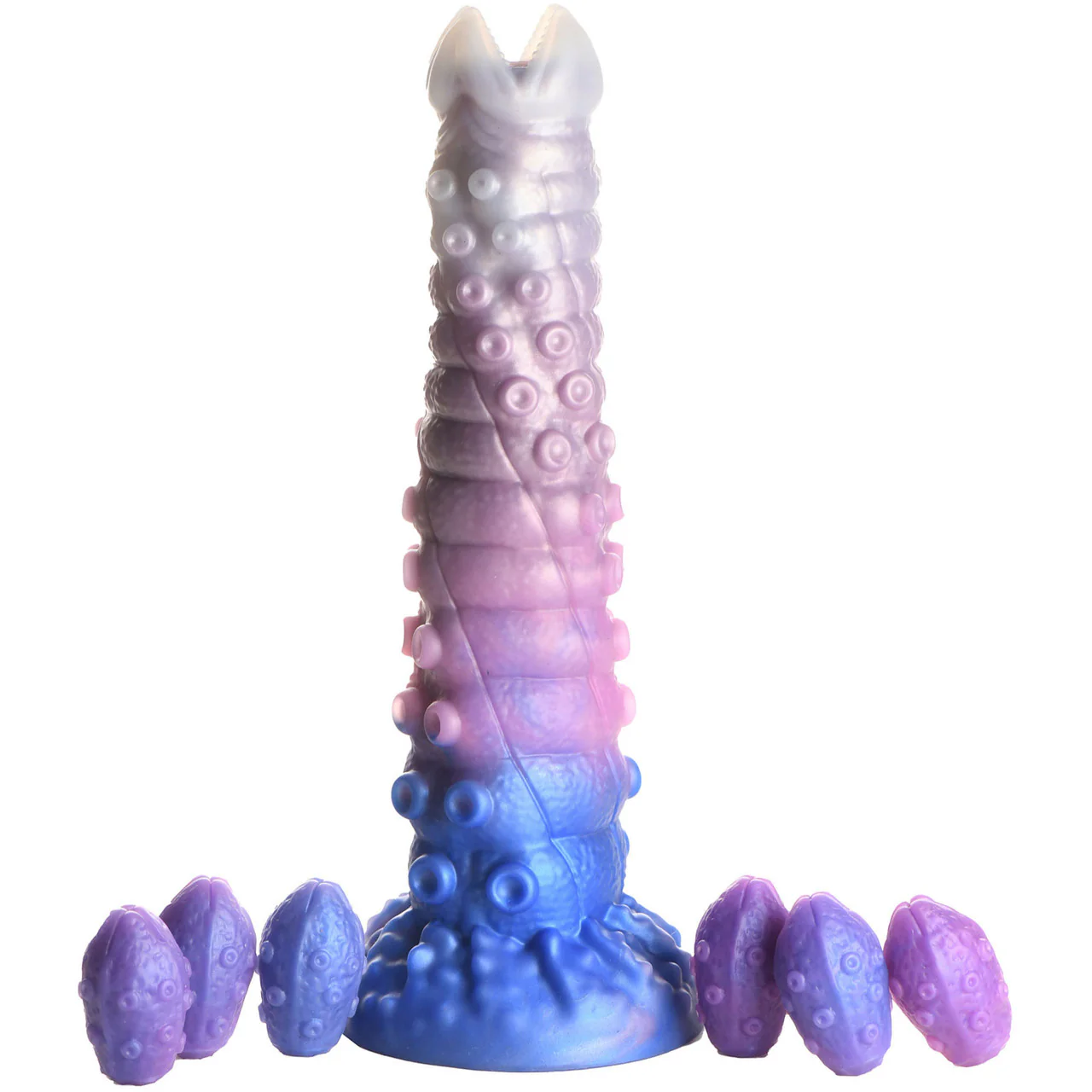Tenta-Queen 11.5" Silicone Ovipositor Dildo With Eggs By Creature Cocks - Image 5