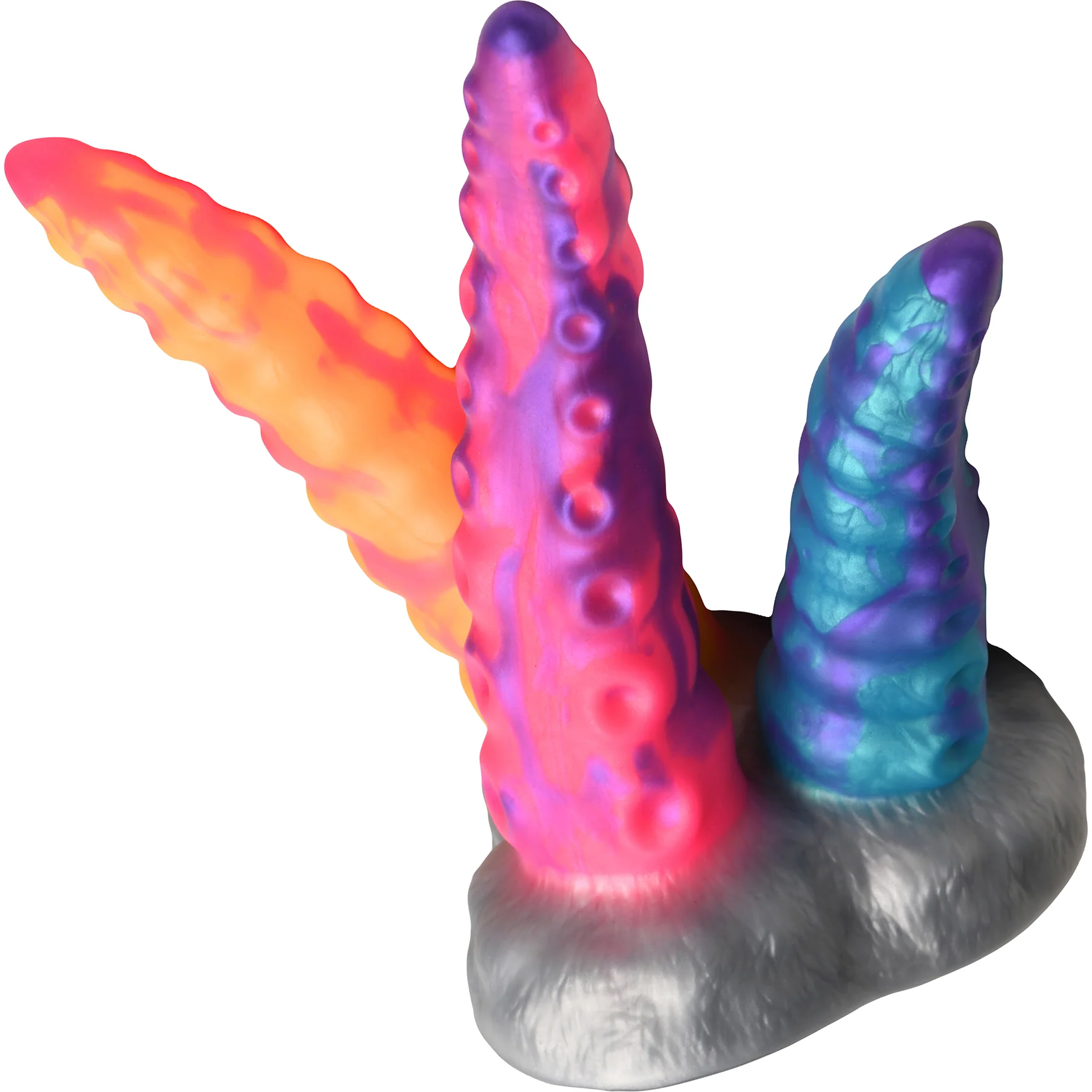 Tenta-Trio 8.8" Silicone Dildo By Creature Cocks - Image 10