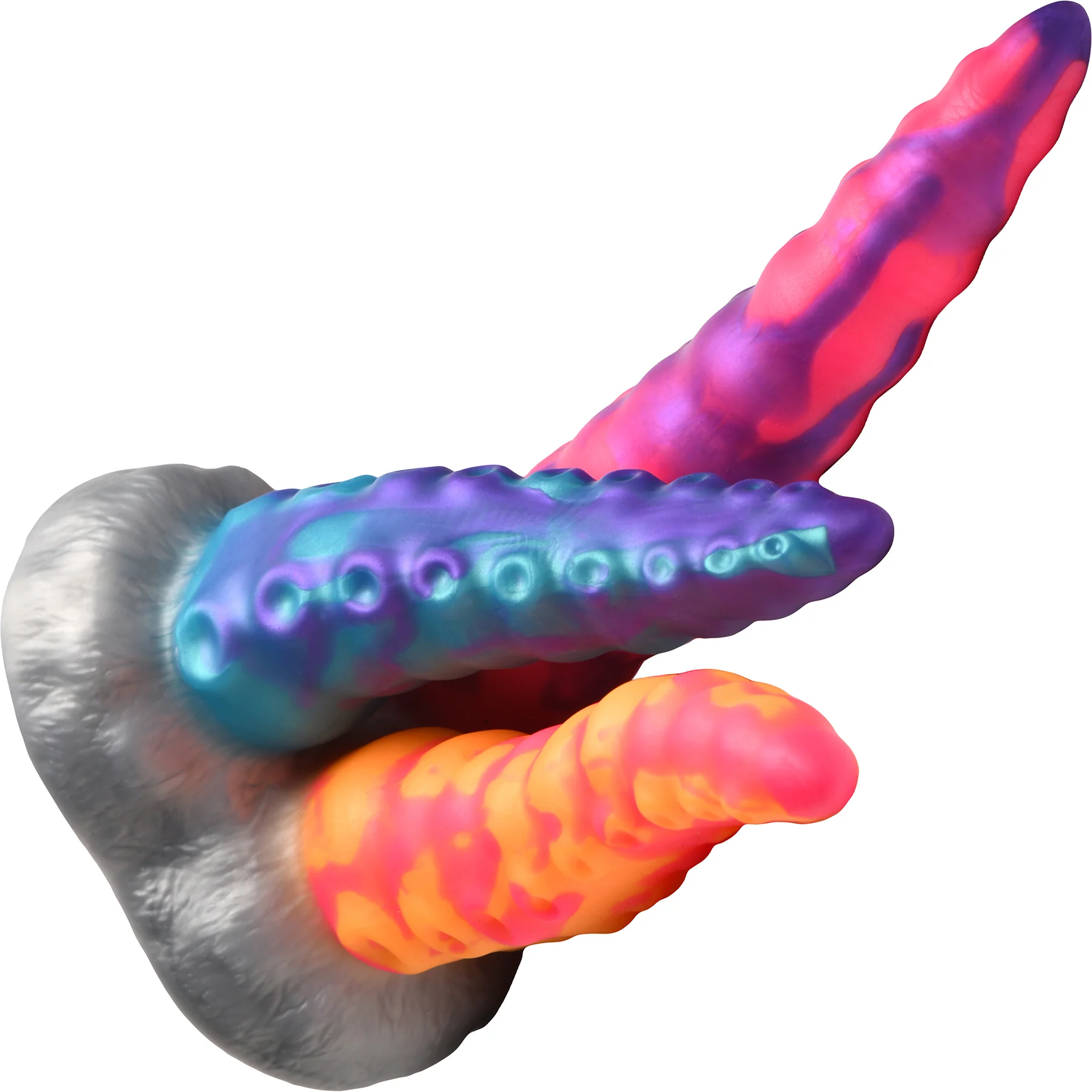 Tenta-Trio 8.8" Silicone Dildo By Creature Cocks - Image 7