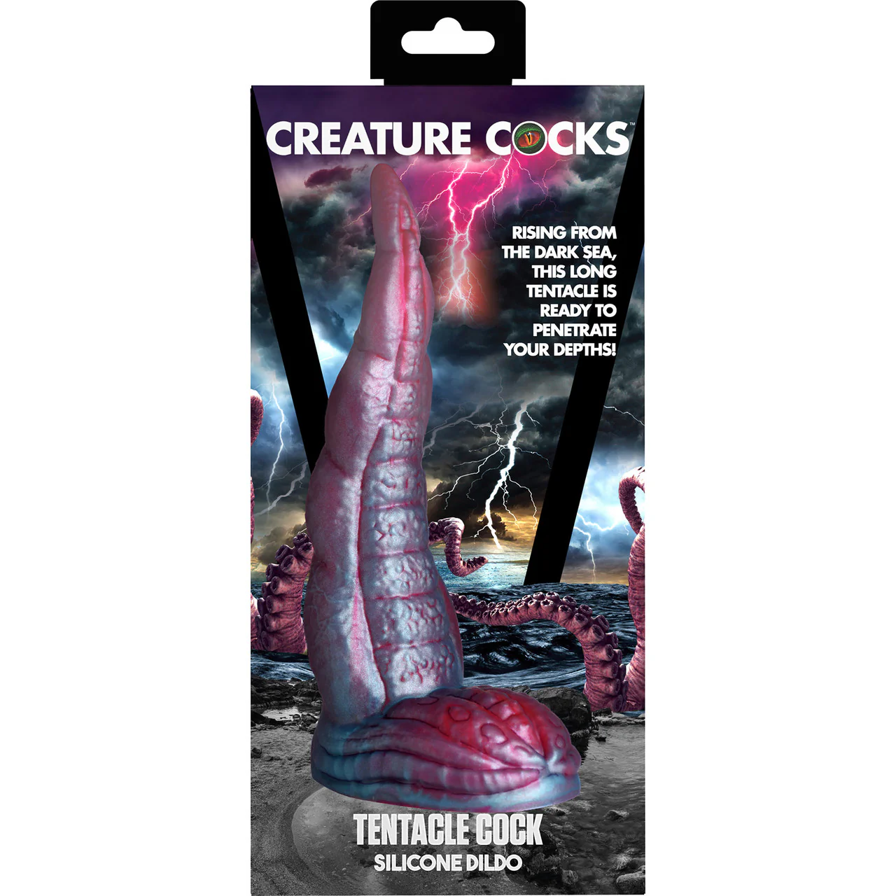 Tentacle Cock 8.25" Silicone Suction Cup Dildo By Creature Cocks - Image 16