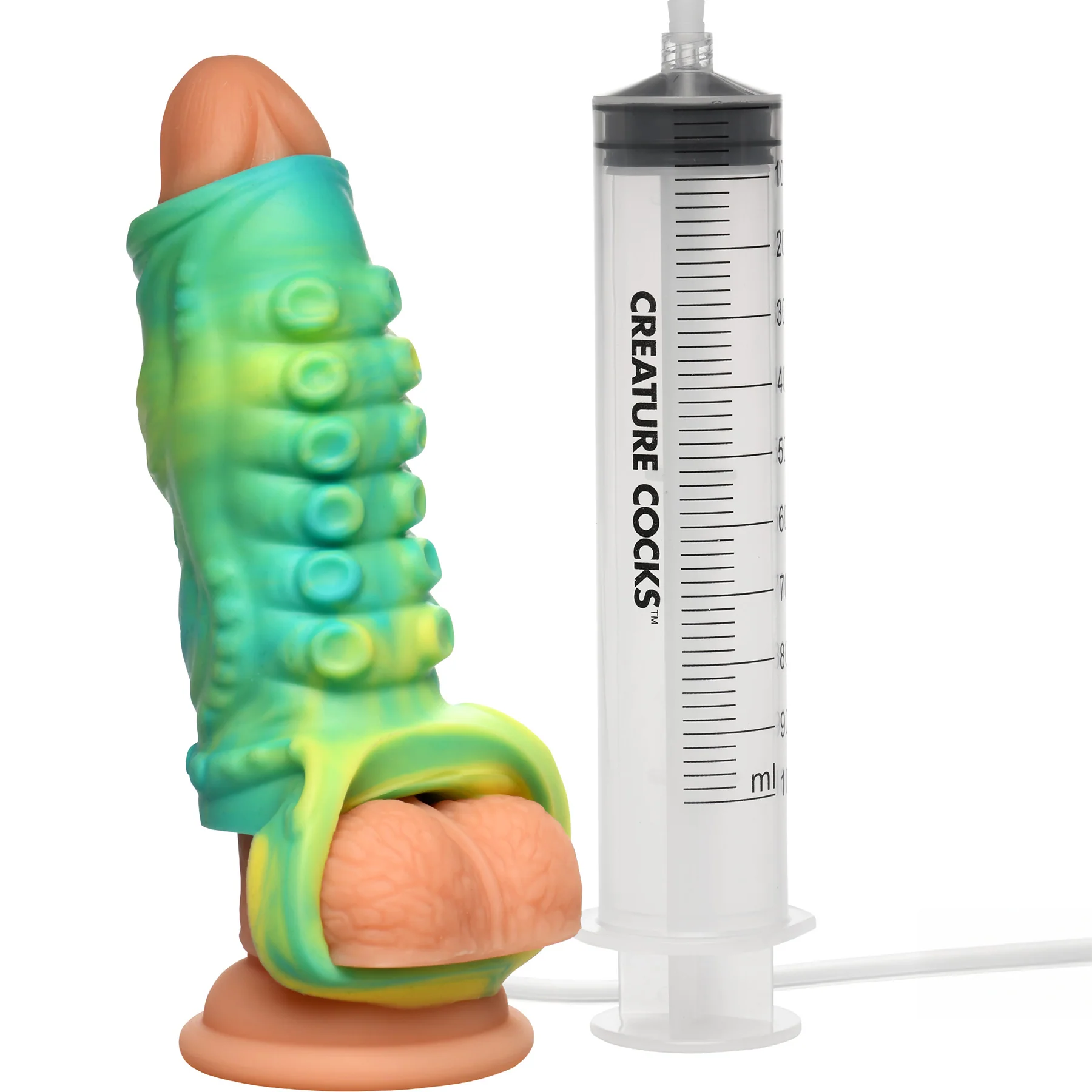 Tentacle Squirting Silicone Penis Enhancer By Creature Cocks - Image 10
