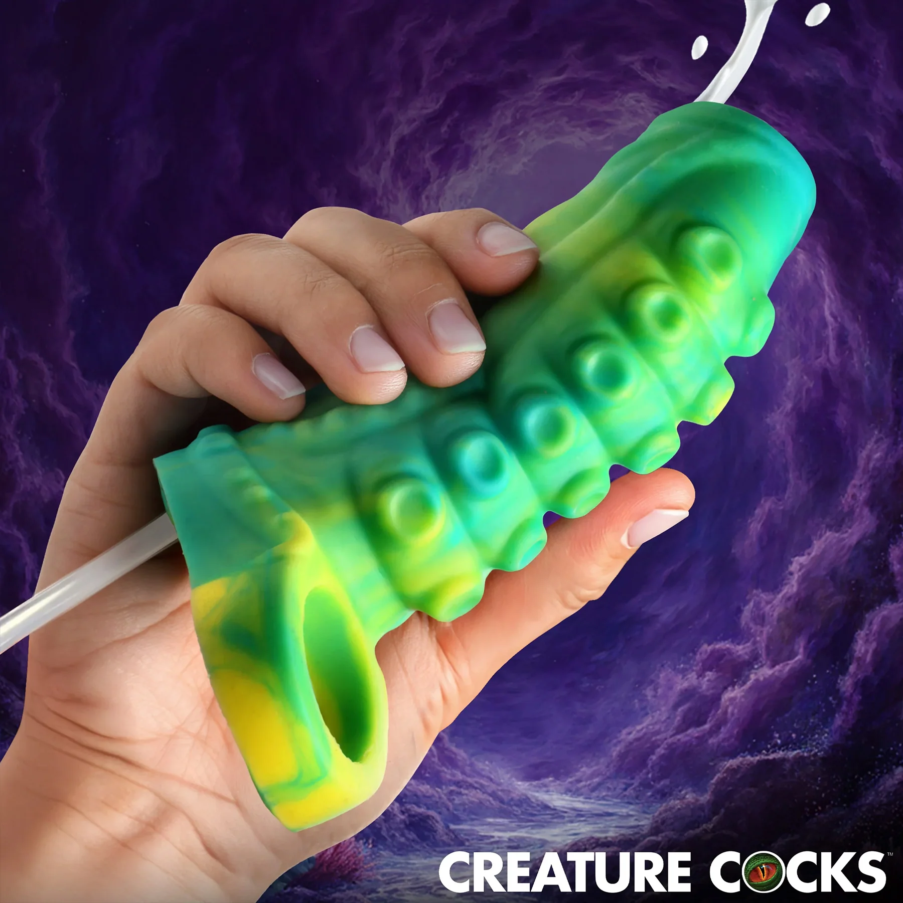 Tentacle Squirting Silicone Penis Enhancer By Creature Cocks - Image 2