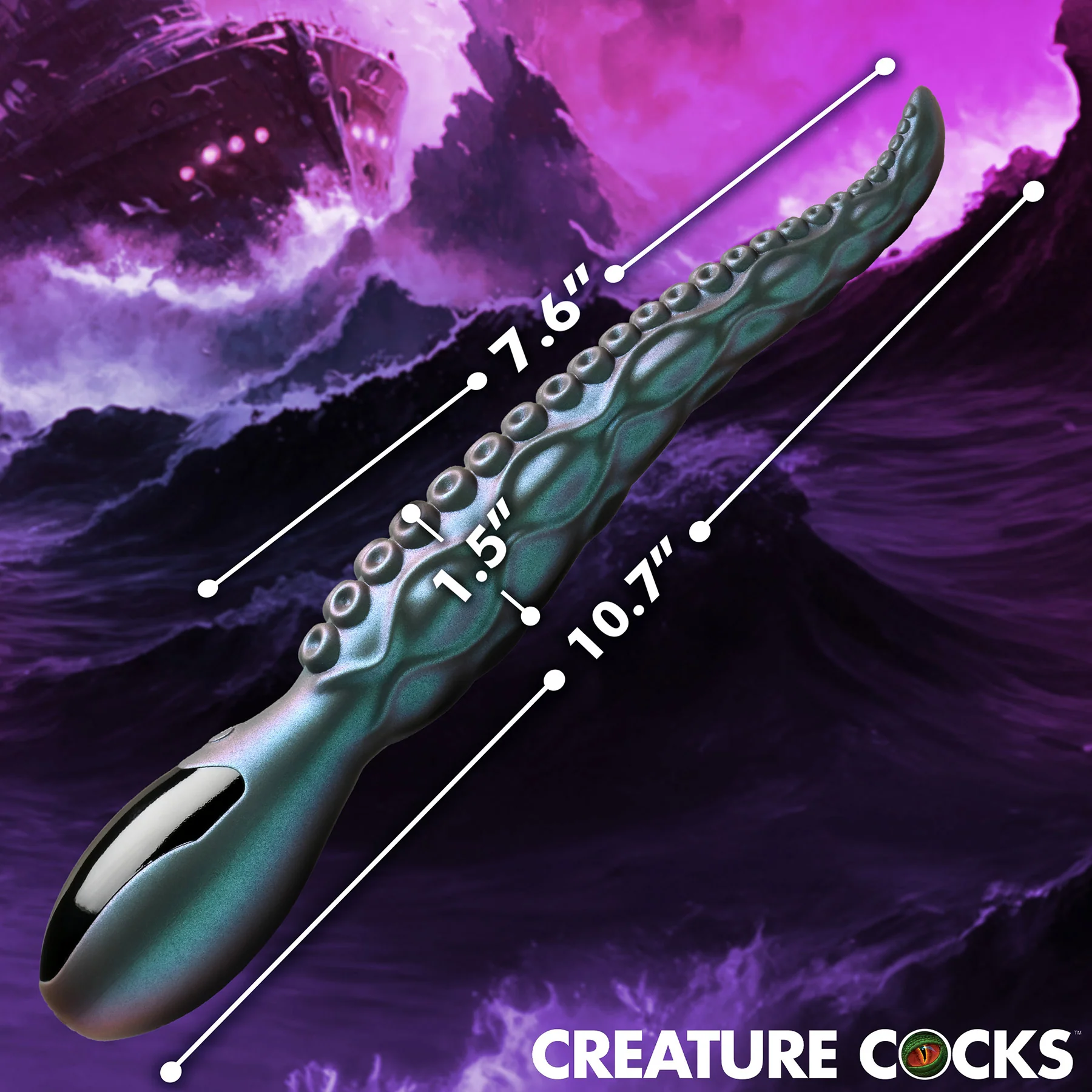 Tentavibe Silicone Vibrator By Creature Cocks - Image 13
