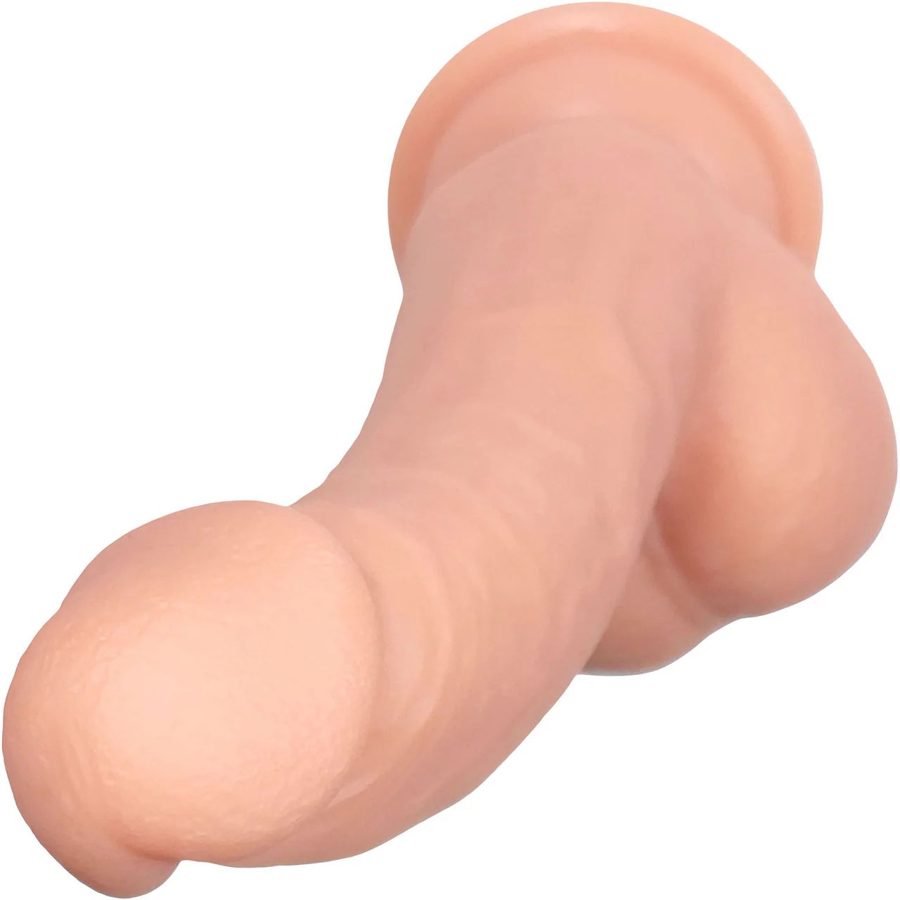 The Archer 6 Inch Silicone Realistic Dildo With Balls & Suction Cup Base By Fukena - Vanilla - Image 3