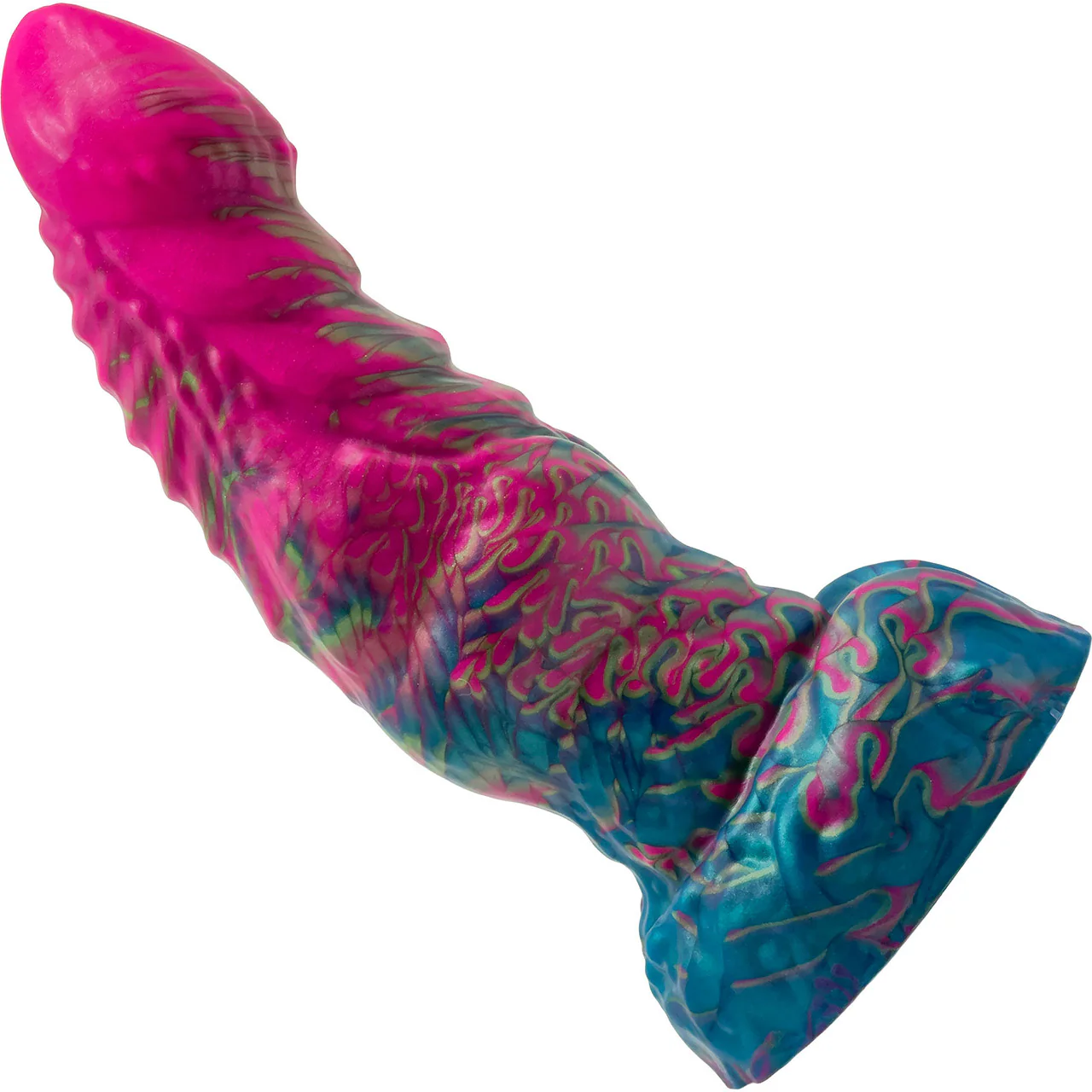 The Ardor Dragon Of Lust And Love 8" Medium Silicone Fantasy Dildo By Uberrime - Trippy Hippie - Image 2