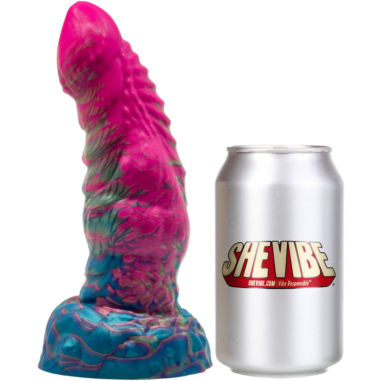The Ardor Dragon Of Lust And Love 8" Medium Silicone Fantasy Dildo By Uberrime - Trippy Hippie - Image 8