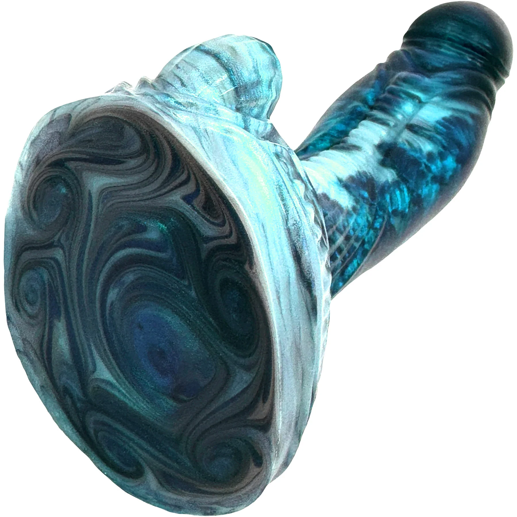 The Atlan Biomechanical 6.75" Silicone Dildo By Uberrime - Small Size - Image 7