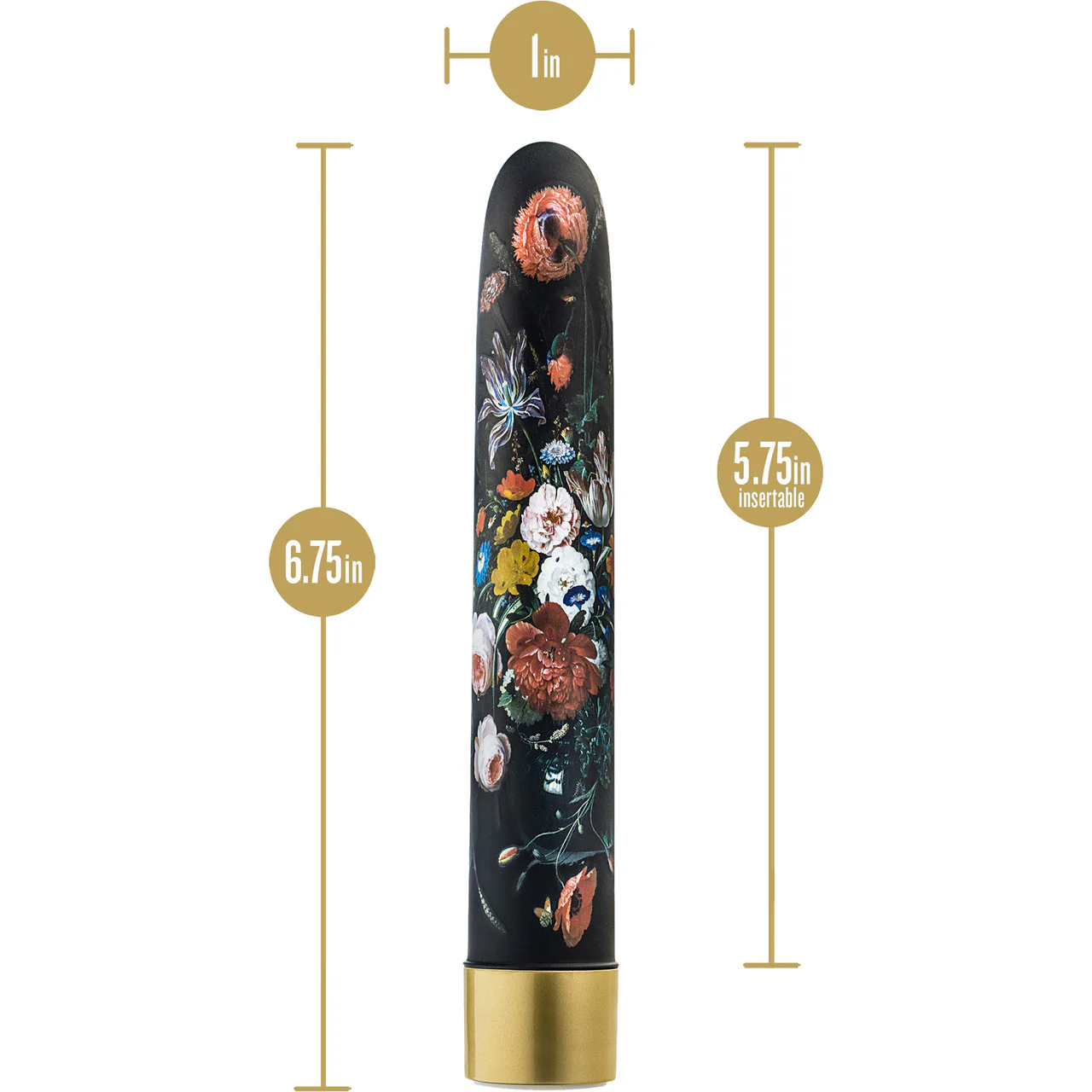 The Collection Bountiful Limited Edition Rechargeable Waterproof Slimline Vibrator By Blush - Flora - Image 5