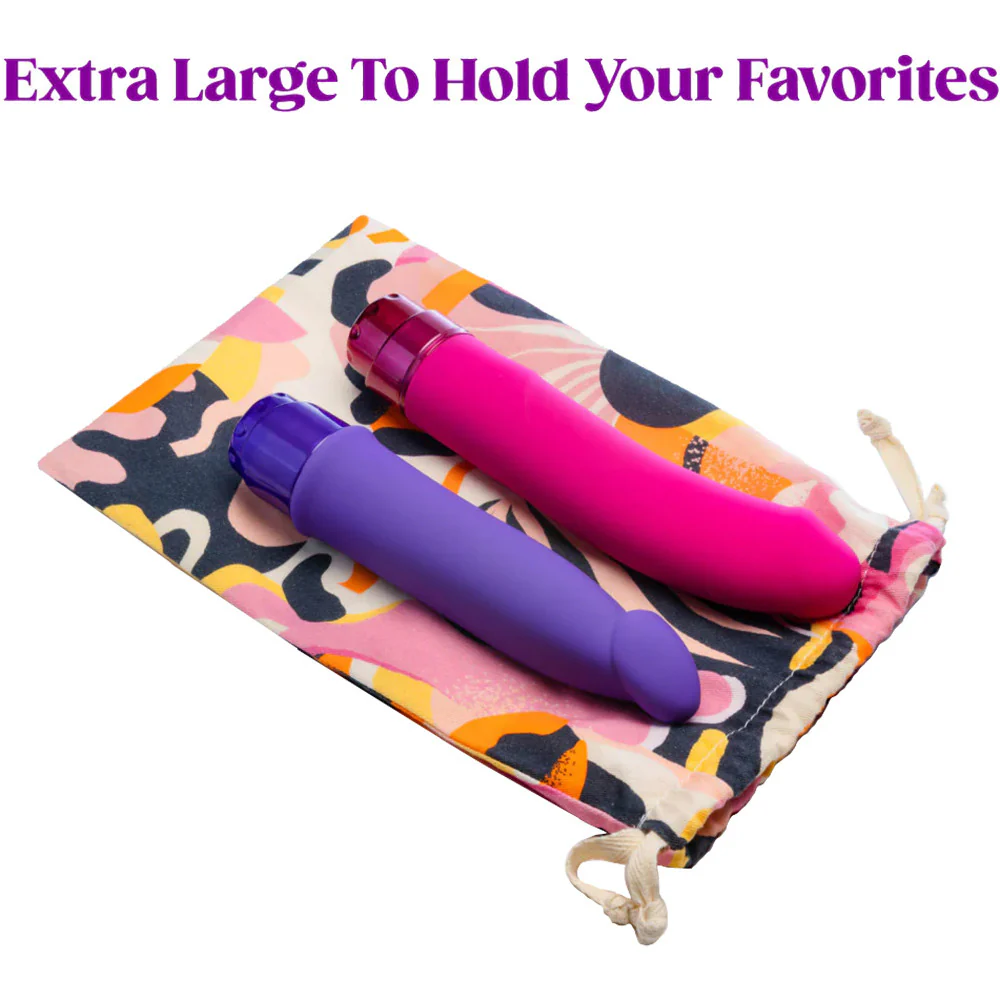 The Collection Cotton Toy Storage Bag by Blush - Burst - Image 6