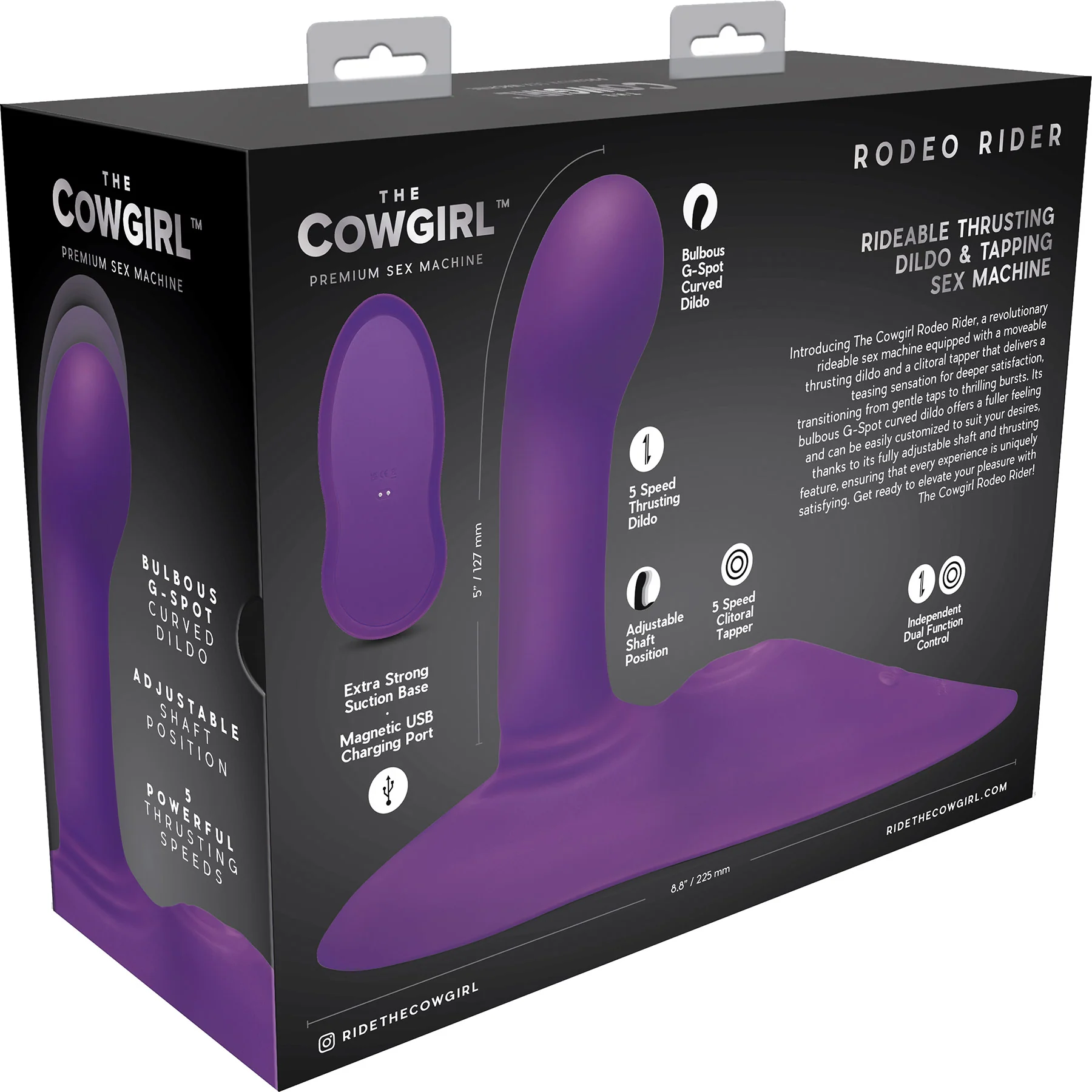 The Cowgirl Rodeo Rider Premium Sex Machine - G-Spot Thrusting & Tapping Grinder - Image 10