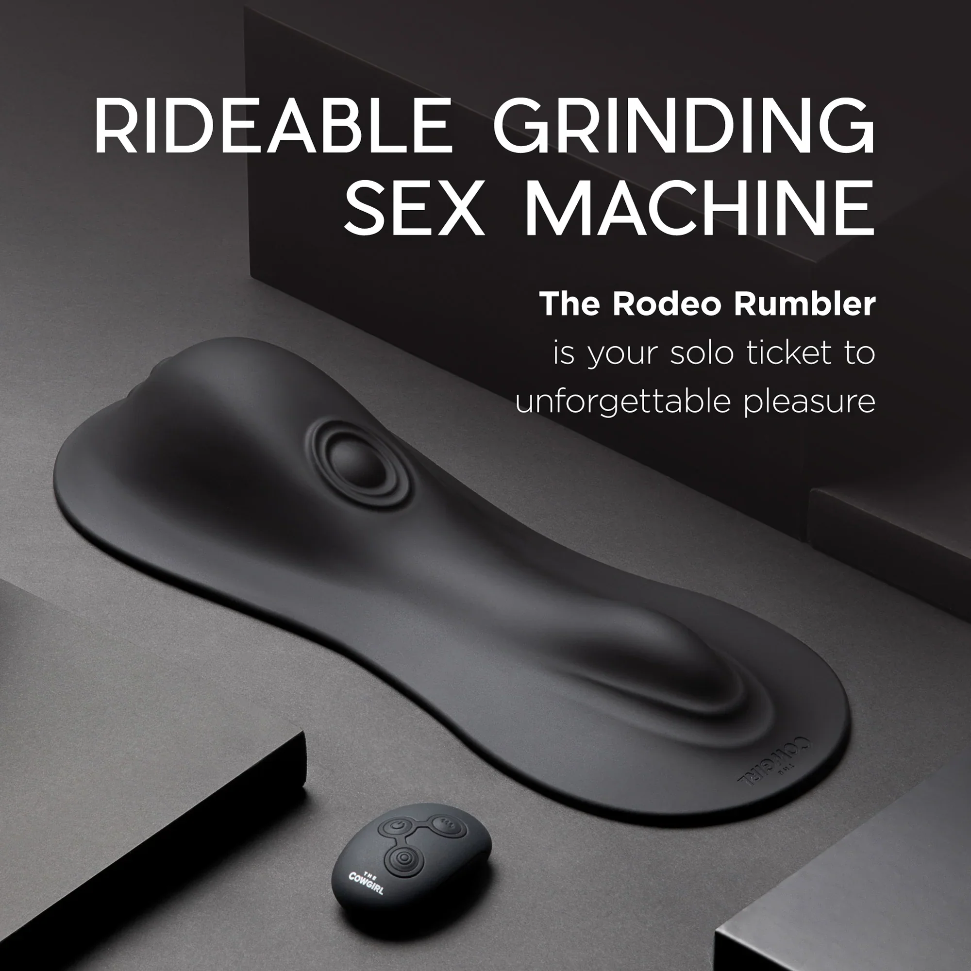 The Cowgirl Rodeo Rumbler Rideable Vibrating, Tapping Sex Machine With Remote - Image 2