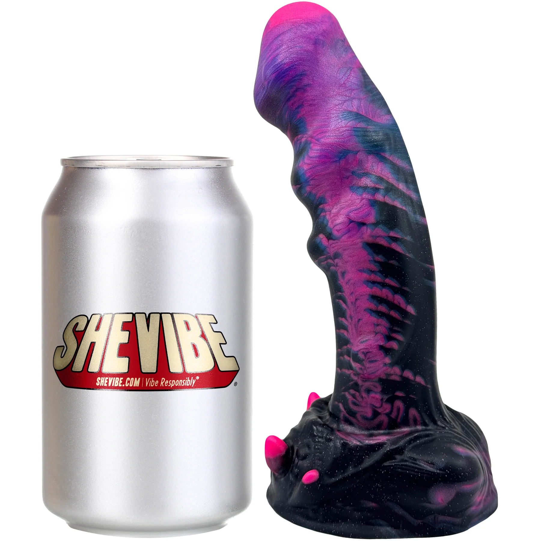 The DAMN ALIEN 7" Silicone Dildo By Uberrime - Medium Size - Image 11