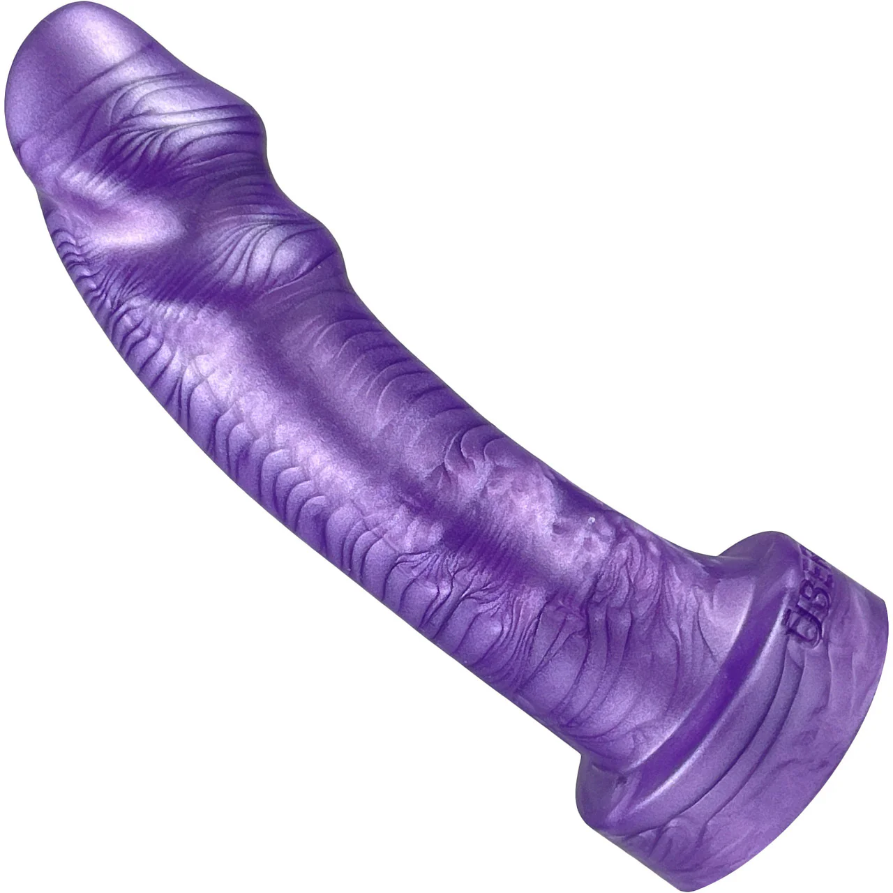 The Essential 6.5" Silicone Dildo Model C By Uberrime - Lavender Purple - Image 2