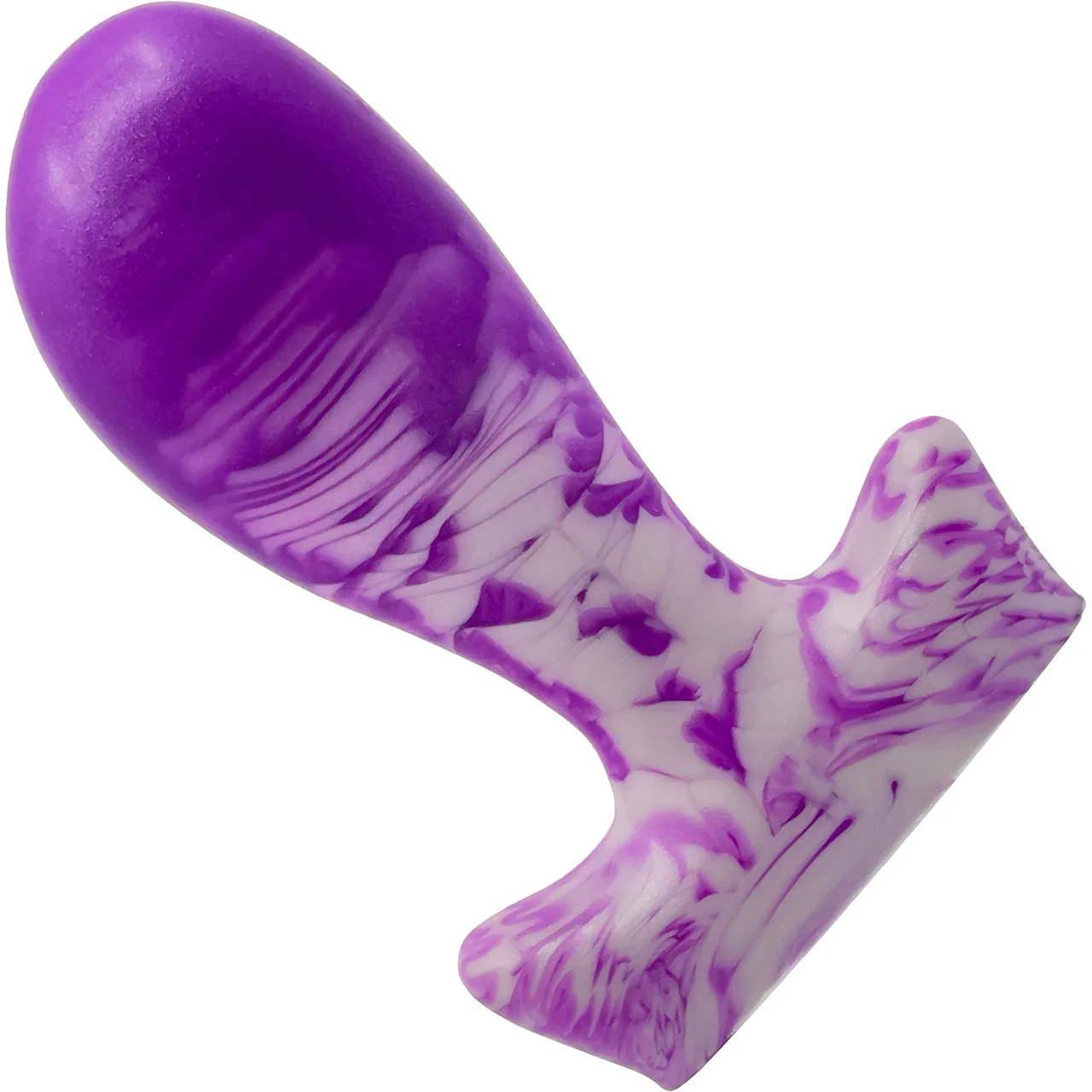 The Festa 4.63" Medium Silicone Vaginal Plug By Uberrime - Heliotrope - Image 2