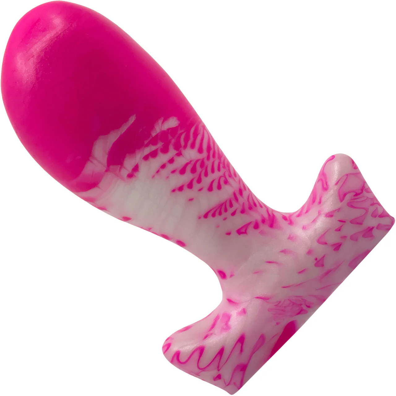 The Festa 5.5" Large Silicone Vaginal Plug By Uberrime - Flamingo - Image 2
