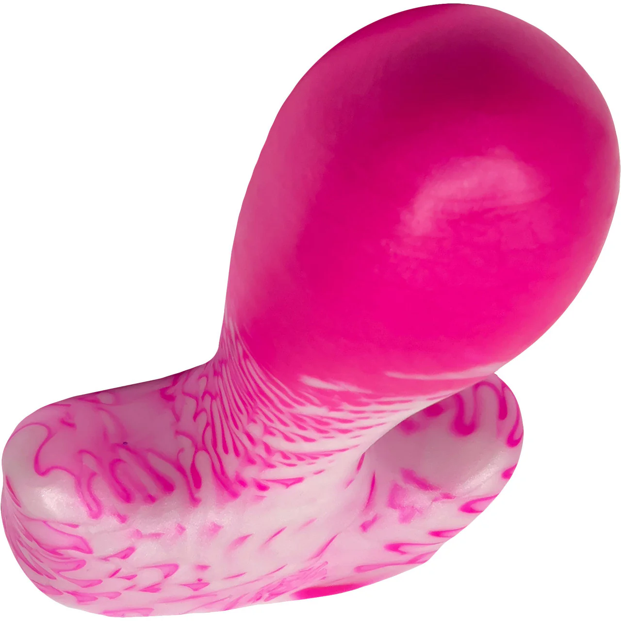The Festa 5.5" Large Silicone Vaginal Plug By Uberrime - Flamingo - Image 5