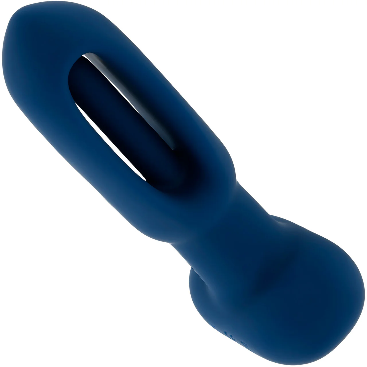 The Flapper Silicone Vibrating Anal Plug With Flapping Shaft & Remote By Evolved Novelties - Blue - Image 3