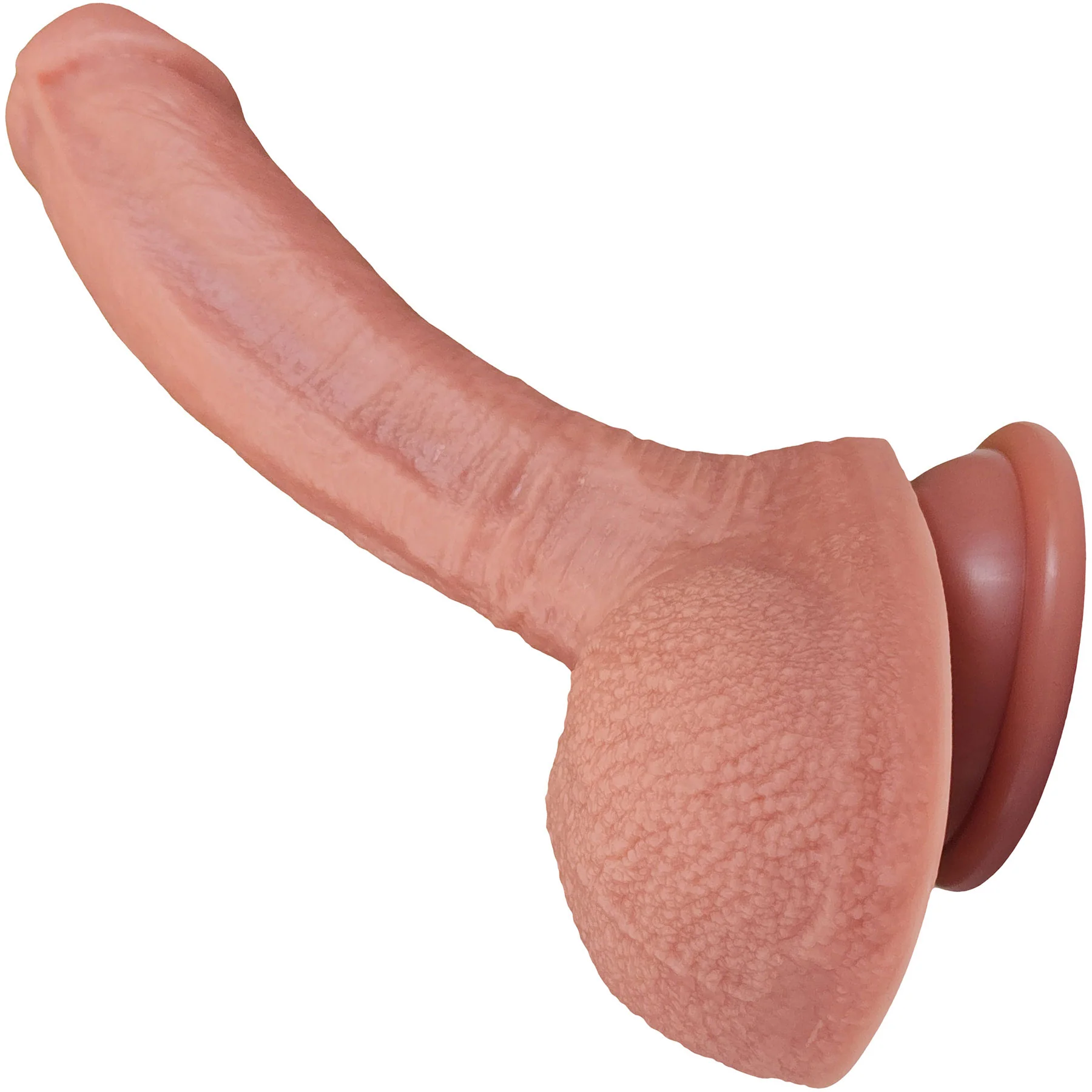 The Goalie 5.25 Inch Silicone Realistic Dual Density Dildo With Balls & Suction Cup Base By Fukena - Image 6