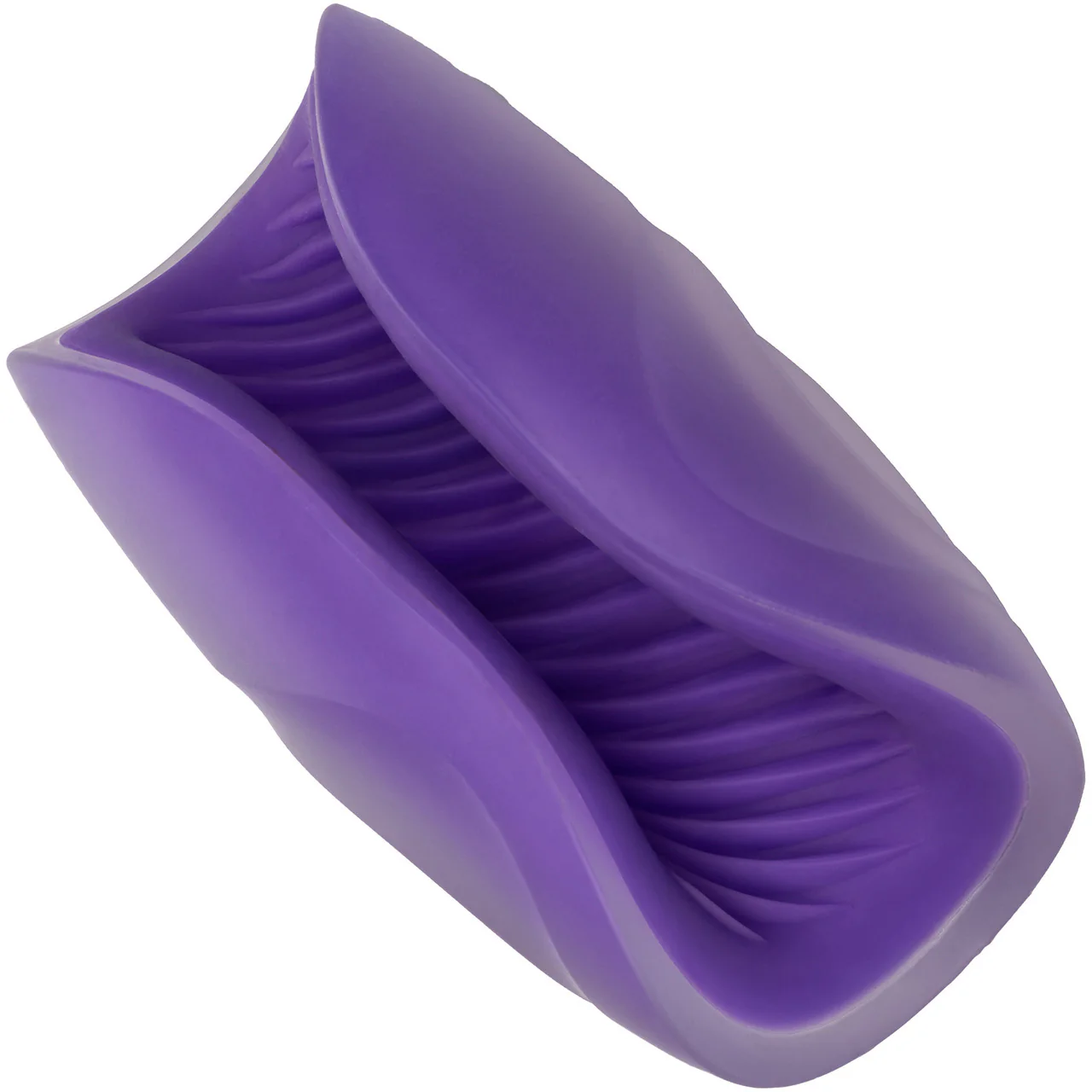 The Gripper Spiral Grip Penis Masturbator By CalExotics - Purple - Image 2