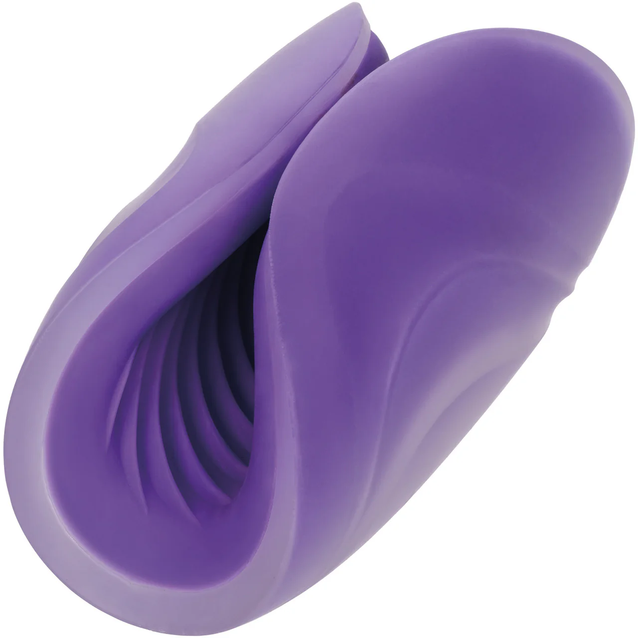 The Gripper Spiral Grip Penis Masturbator By CalExotics - Purple - Image 3