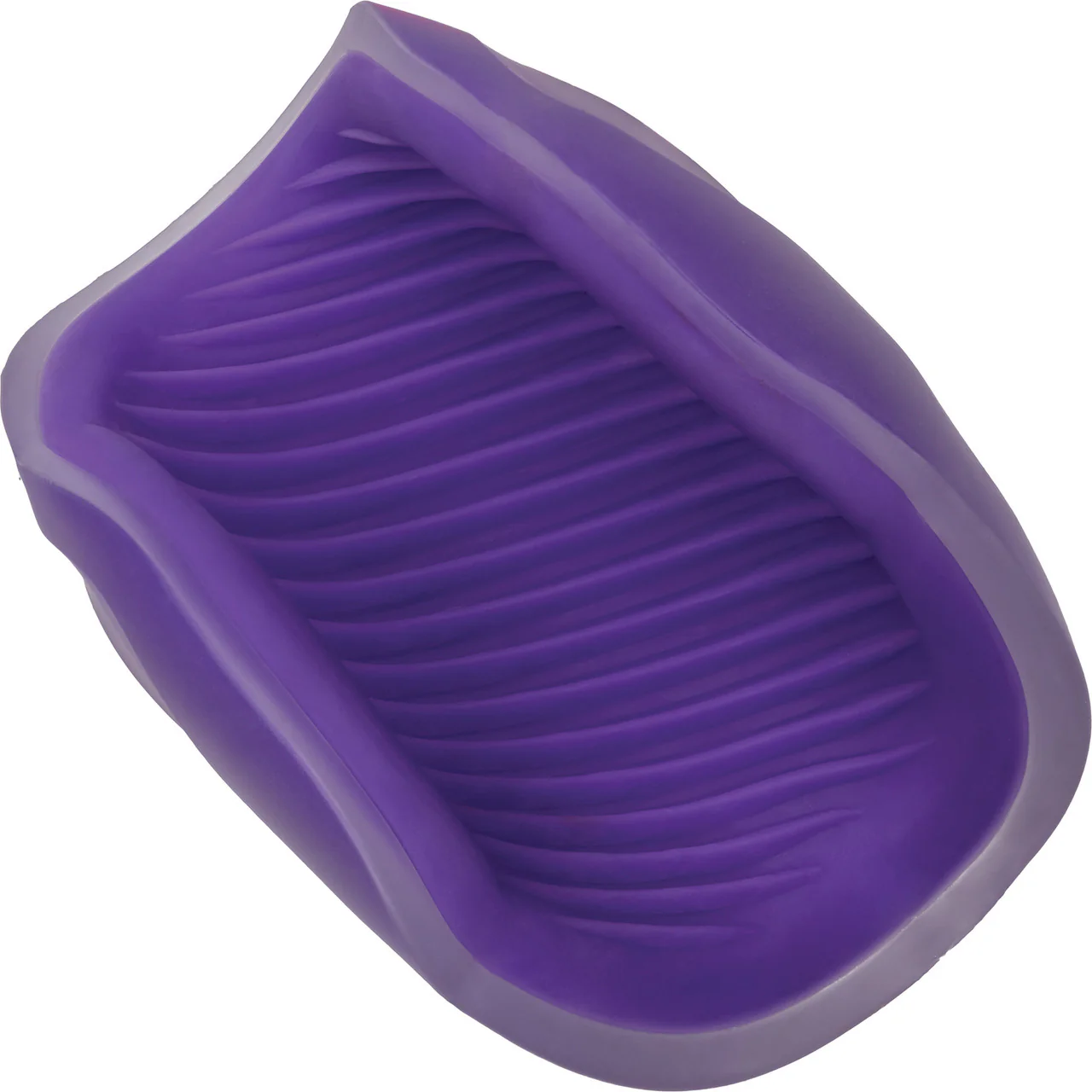 The Gripper Spiral Grip Penis Masturbator By CalExotics - Purple - Image 4