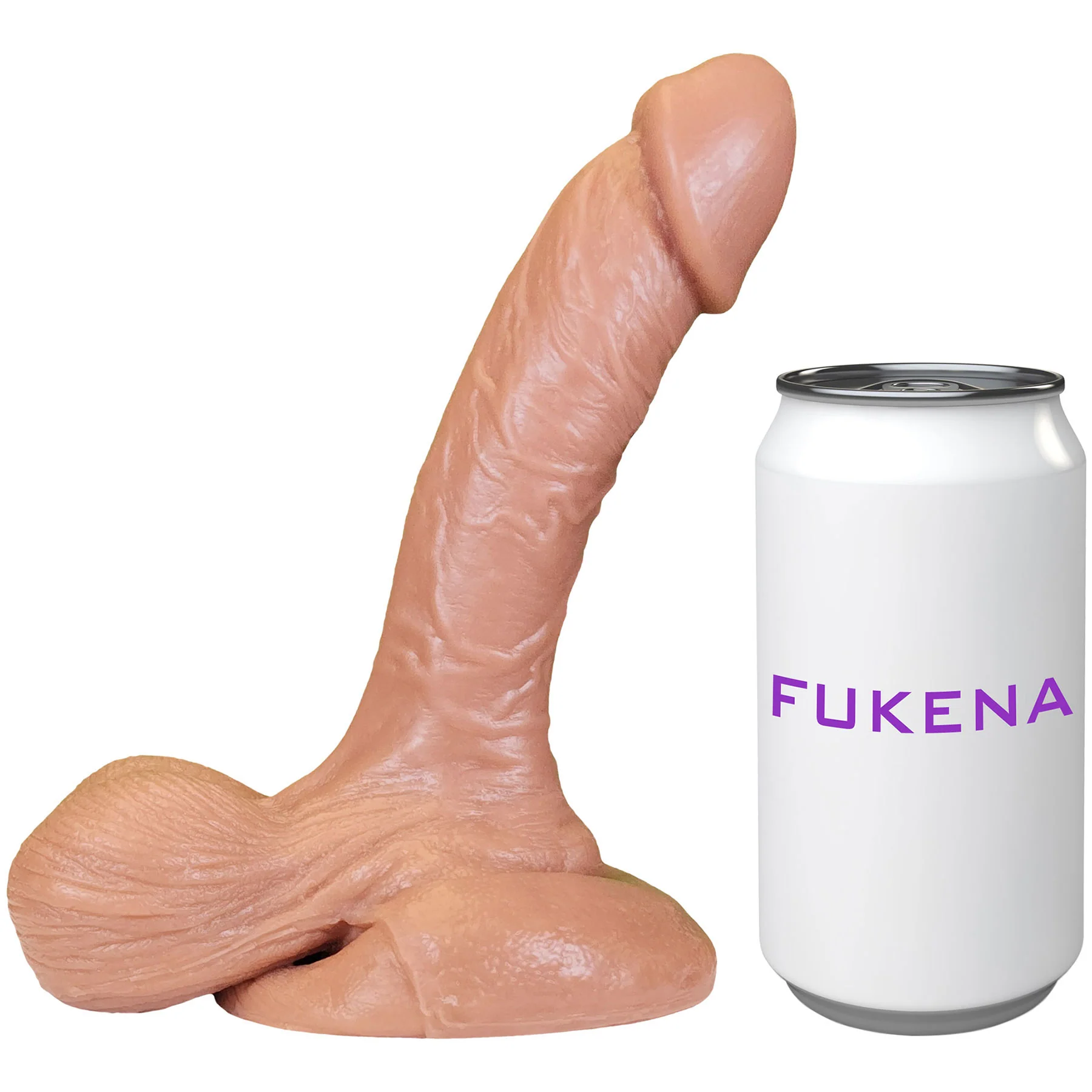 The Hitchhiker 6 Inch Silicone Realistic Dual Density Dildo With Balls & Suction Cup Base By Fukena - Image 9