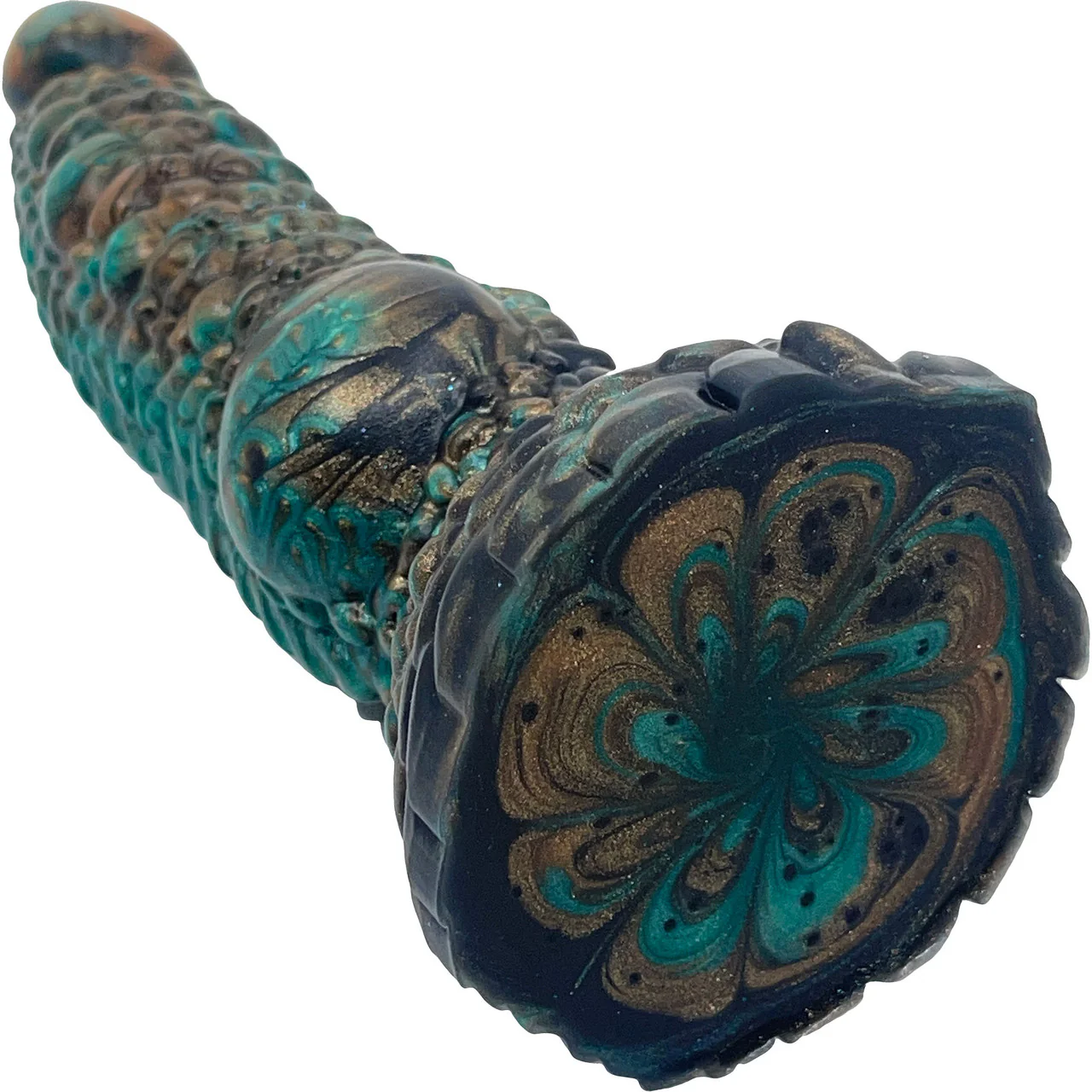 The Hydrus Water Dragon Medium 7" Silicone Dildo By Uberrime - Godzilla - Image 6