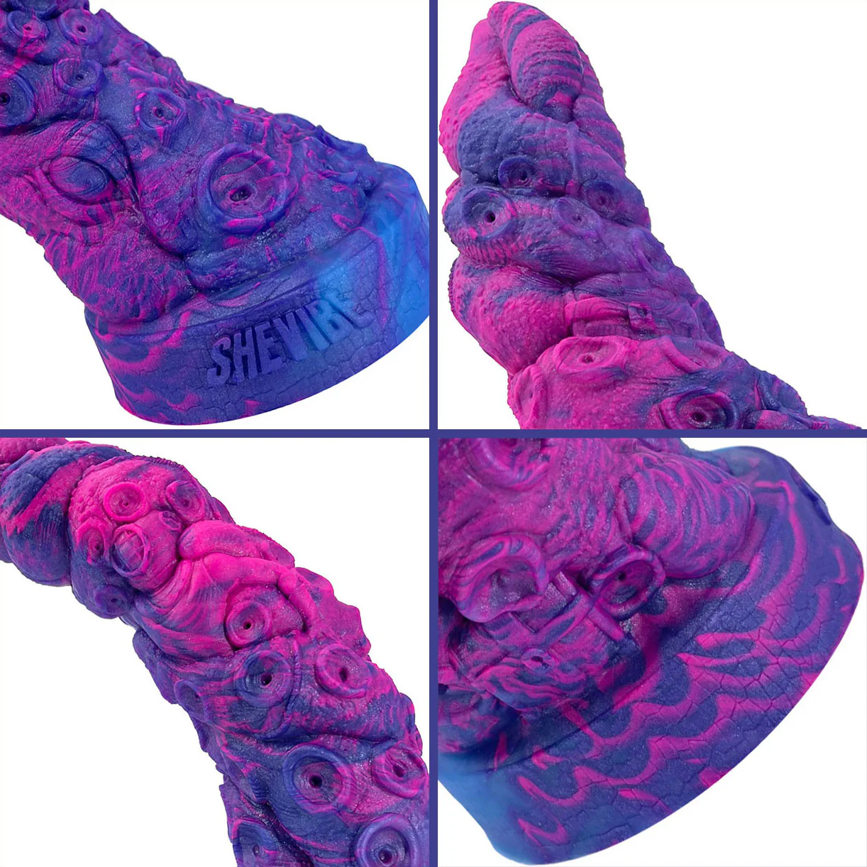 The Kraken's Revenge 7.5" Silicone Fantasy G-Spot Dildo By Uberrime - Triton's Voyage - Image 2
