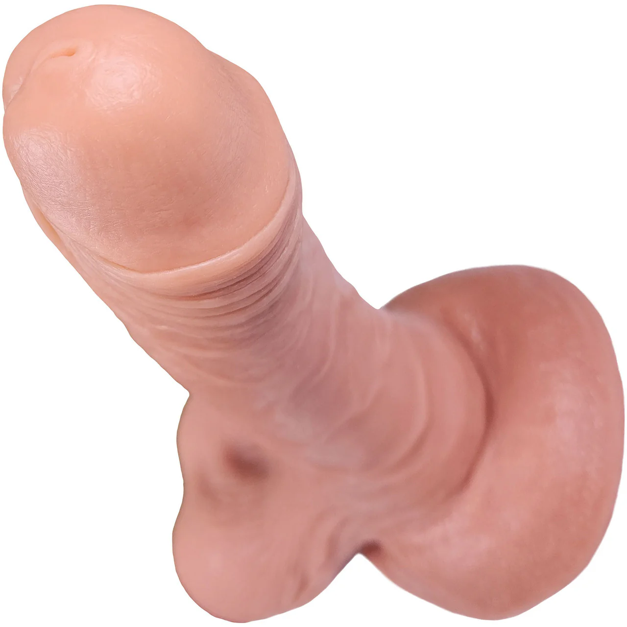 The Lumberjack 8.5 Inch Silicone Realistic Dildo With Balls & Suction Cup Base By Fukena - Vanilla - Image 4