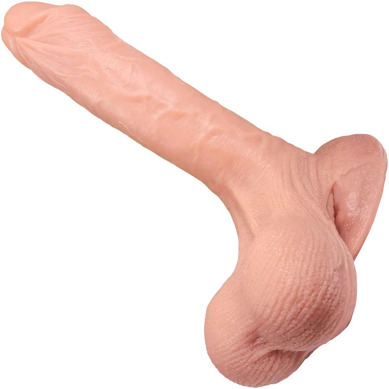 The Lumberjack 8.5 Inch Silicone Realistic Dildo With Balls & Suction Cup Base By Fukena - Vanilla - Image 8